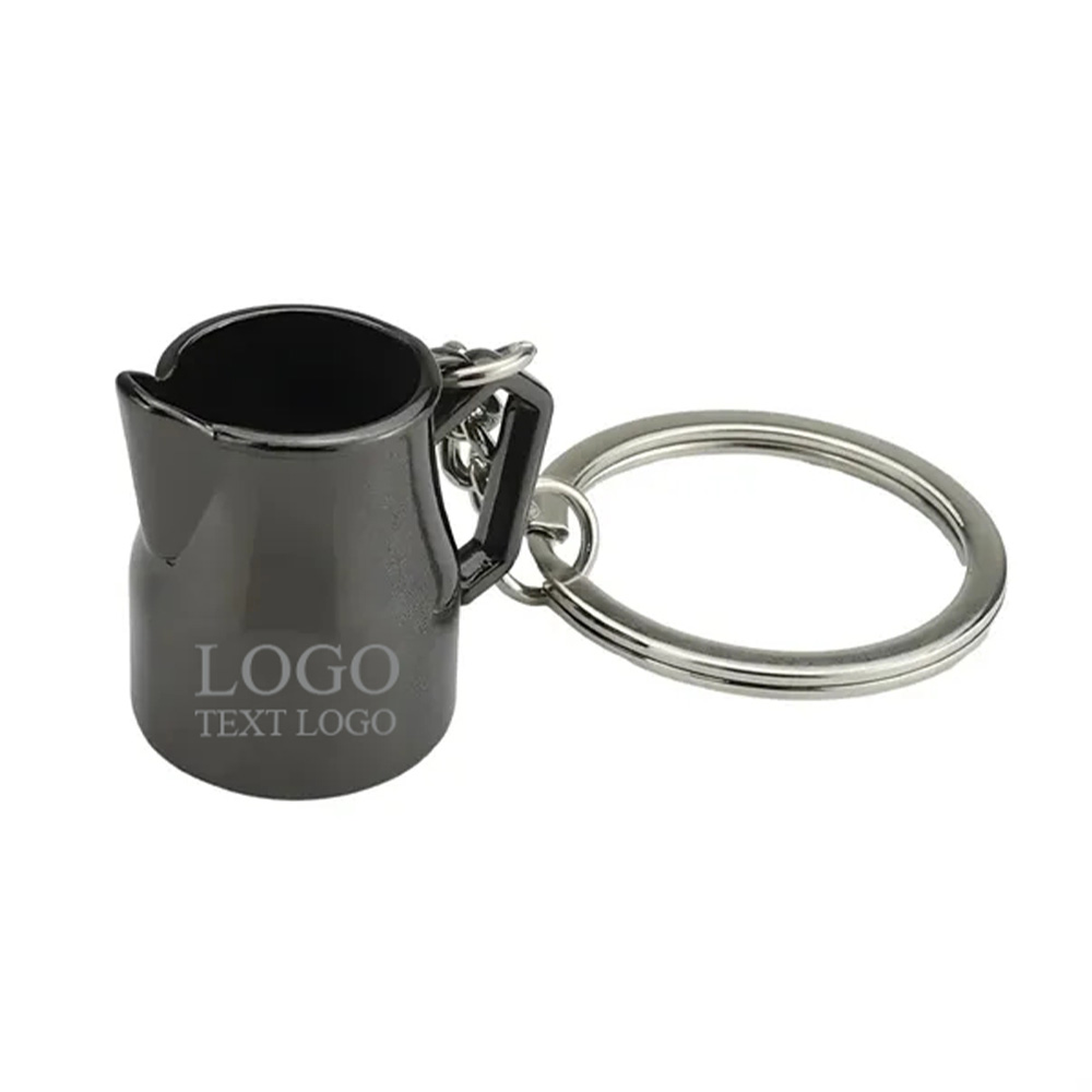 Custom Alloy Coffee Cup Shape Key Chain 4