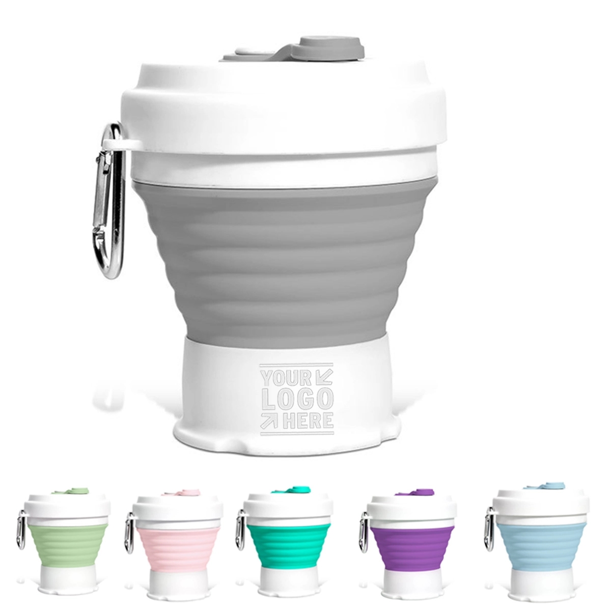 Silicone Collapsible Travel Water Cup 7