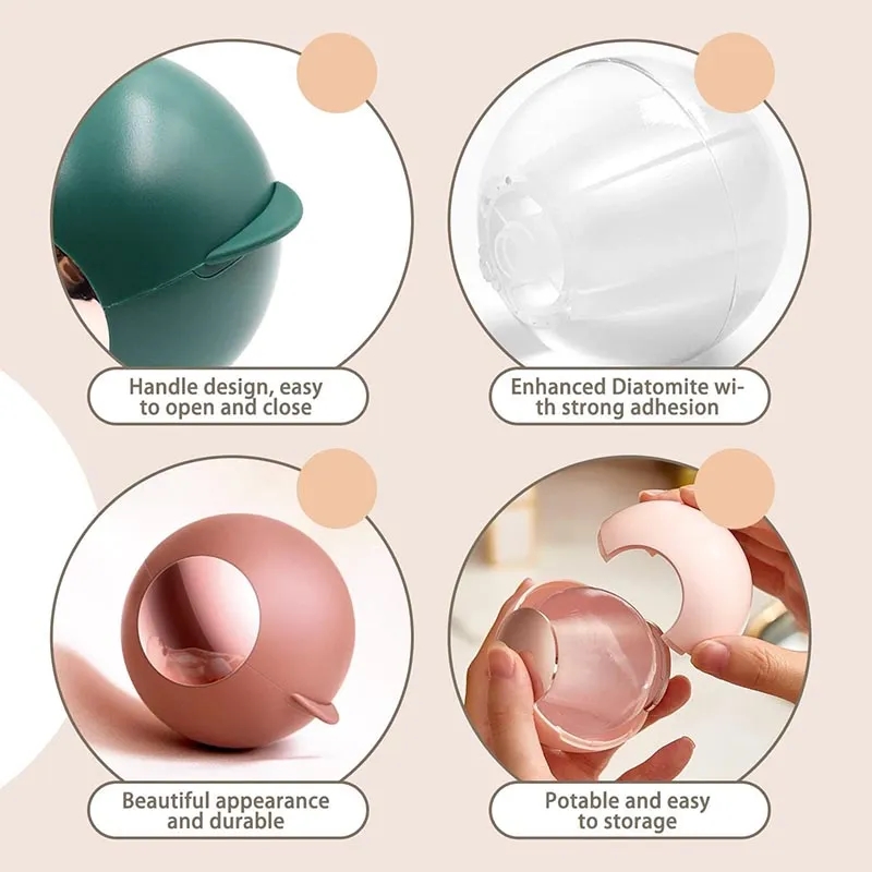 Ball-shaped Lint Rollers Dust Remover 2