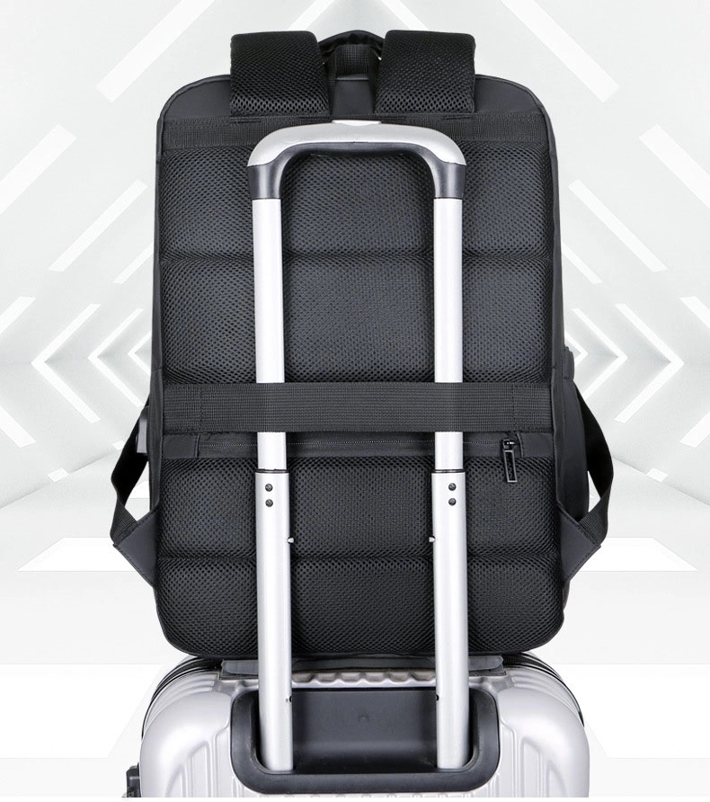 Customed Expandable Backpacks with USB Charging Port 1