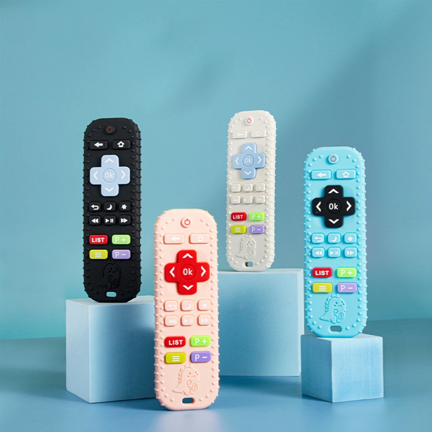 Silicone Baby Remote Control Teething Toy 5