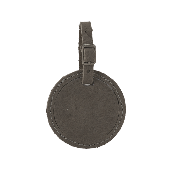 Culver Round Leather Luggage Tag 6
