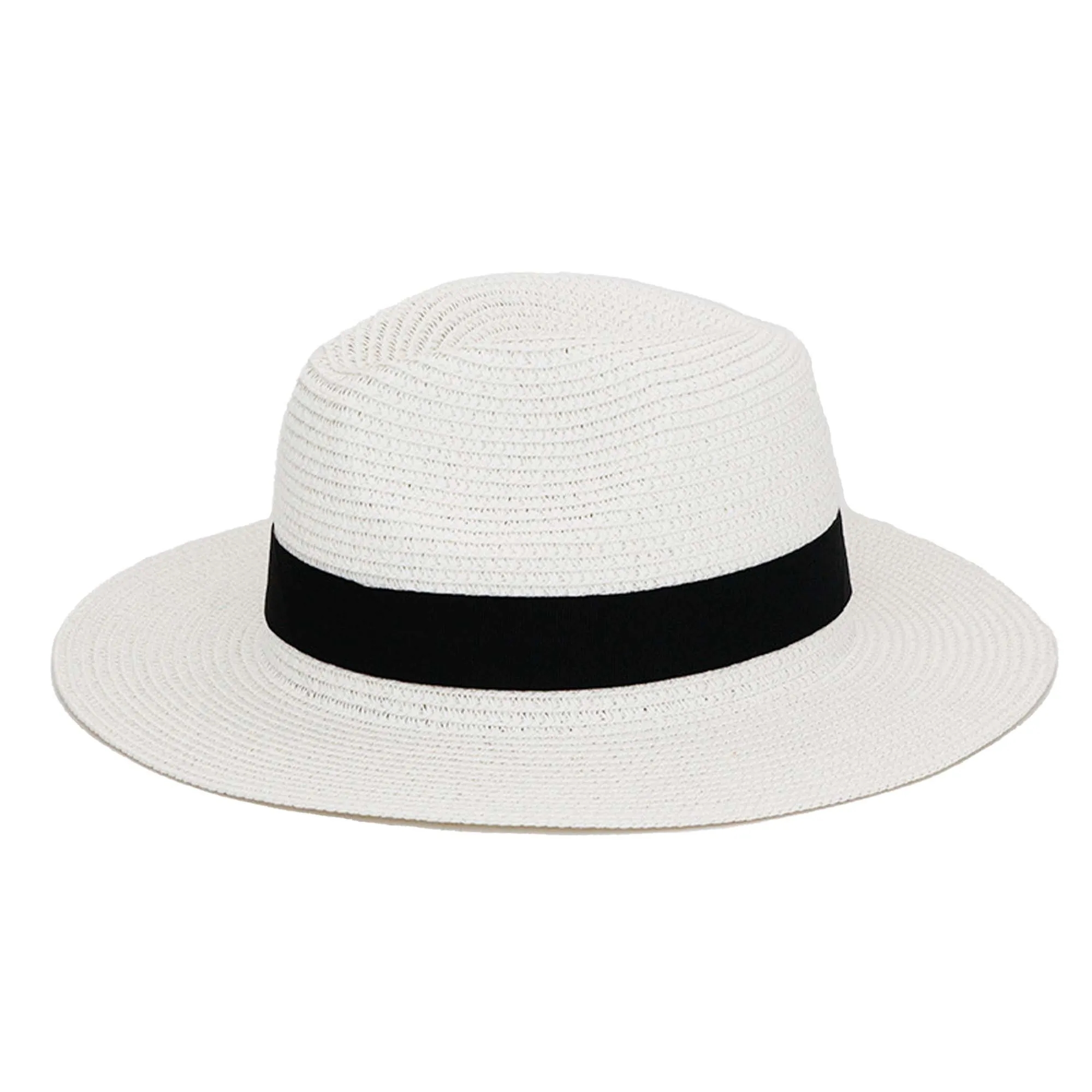 Panama Beach Sun Wide Brim Straw Hat 11