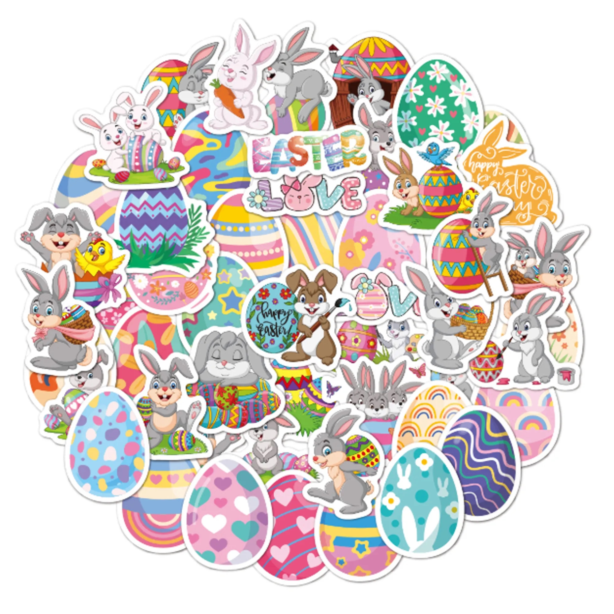 Holographic Laser Waterproof Egg Sticker 4