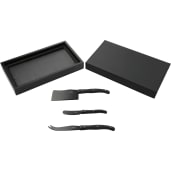Modena Black Cheese & Serving Set 12