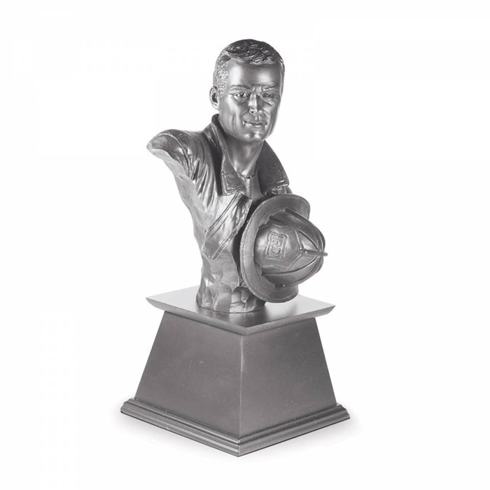 3D Metal-Like Figurine (Fireman) 2