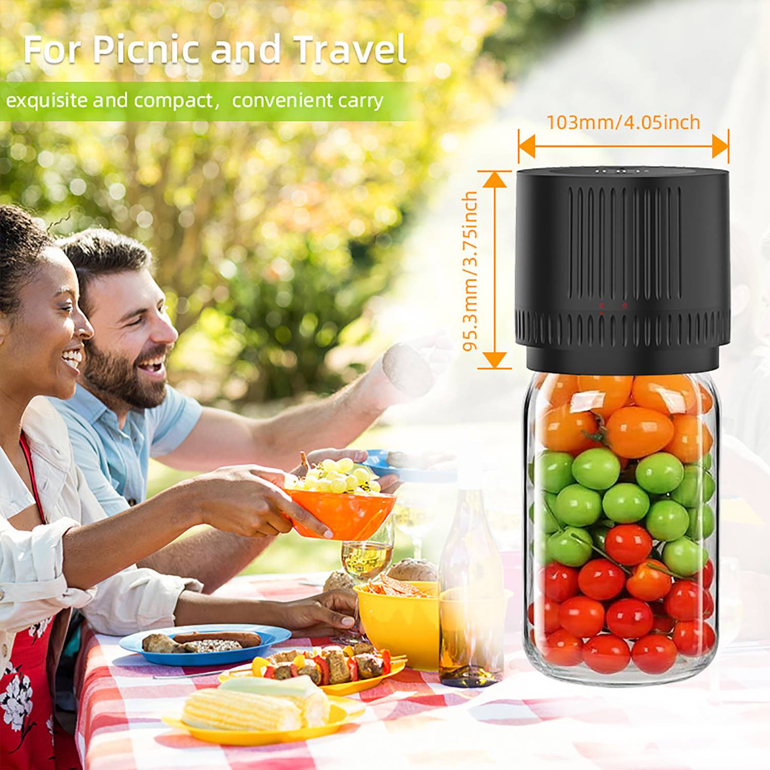 Electric Mason Jar Vacuum Sealer Kit 3