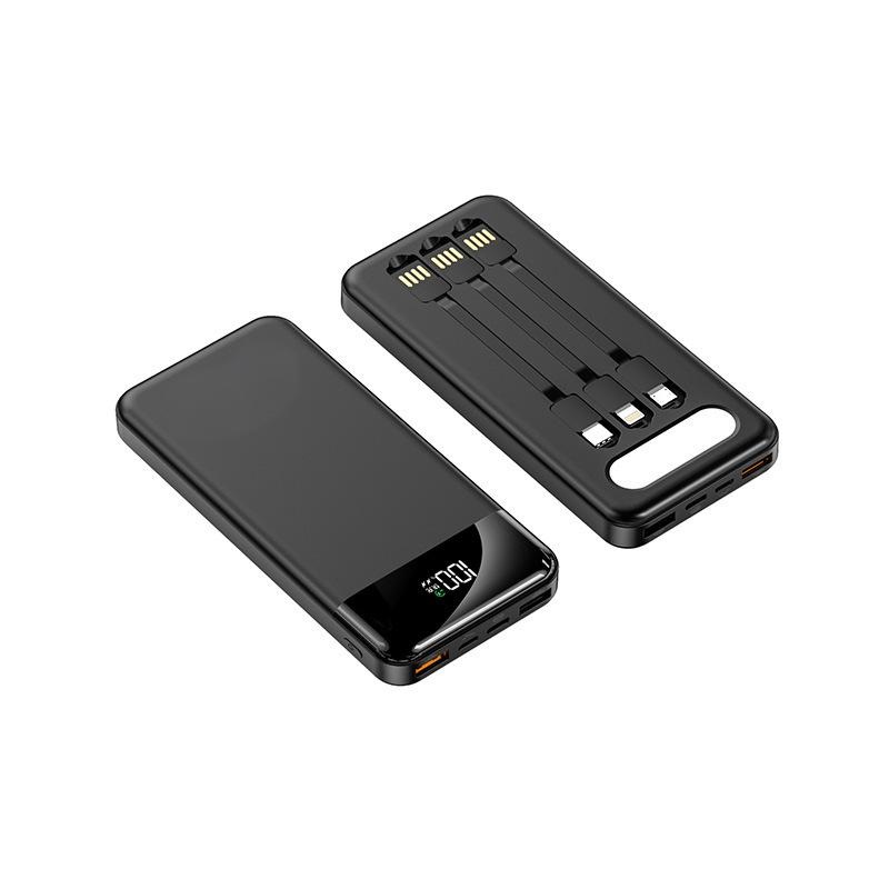 10000 Mah Power Bank W/ 3 Cables 3