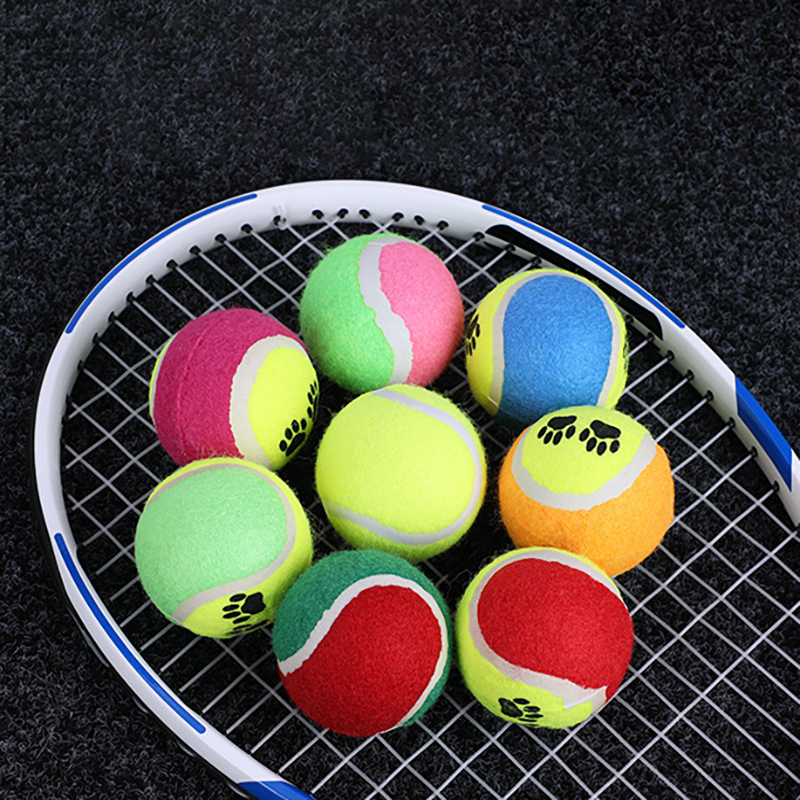 Creative Paw Print Pet Toy Tennis Ball 2
