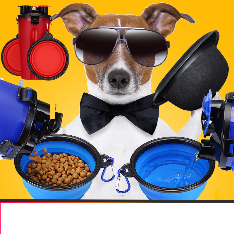 12oz Collapsible Pet Bowls w/ Carabiner 6