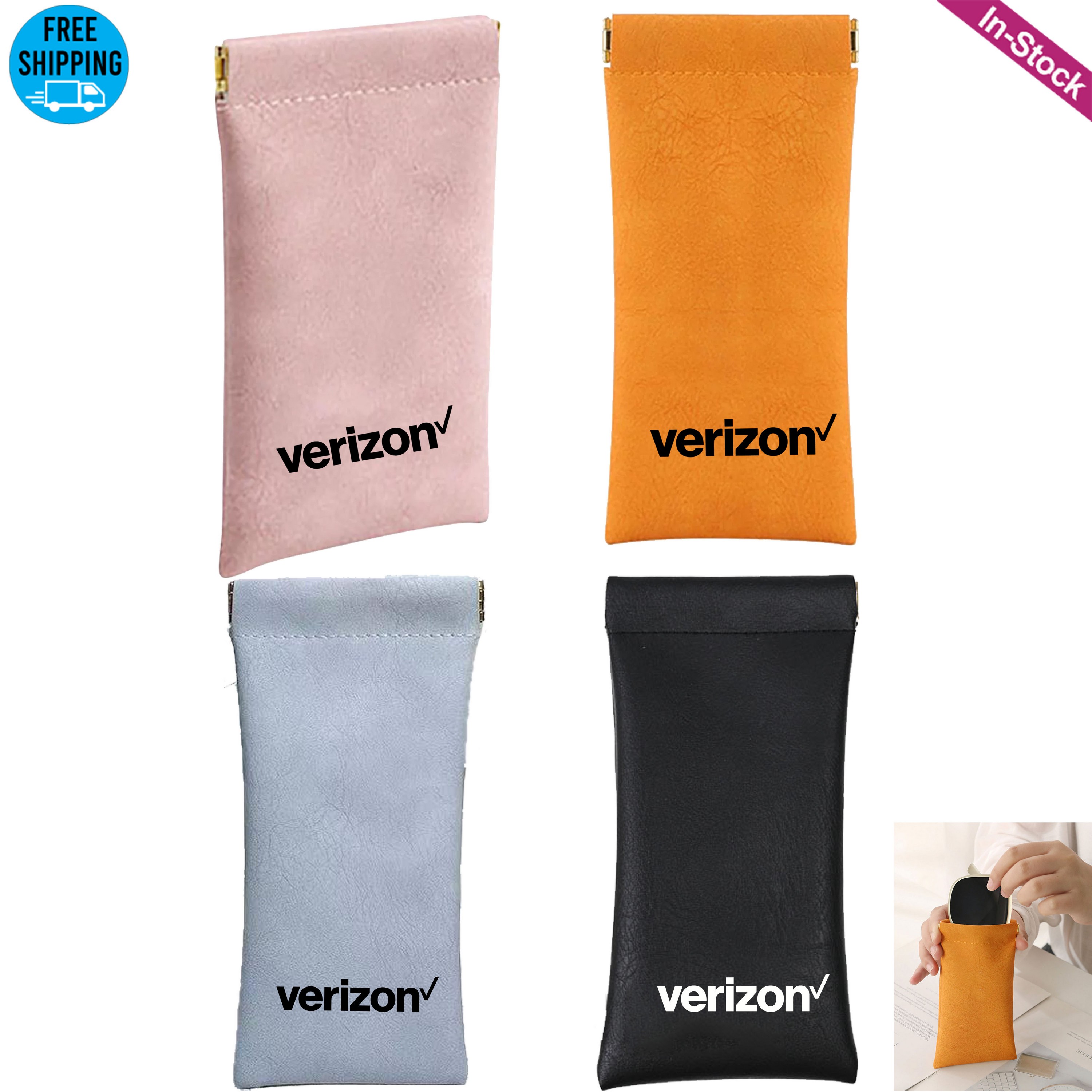 Portable Leather Sunglasses Pouch 4