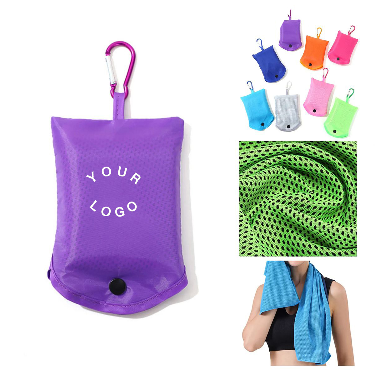 Polyester Quick Dry Sports Cooling Towel 5