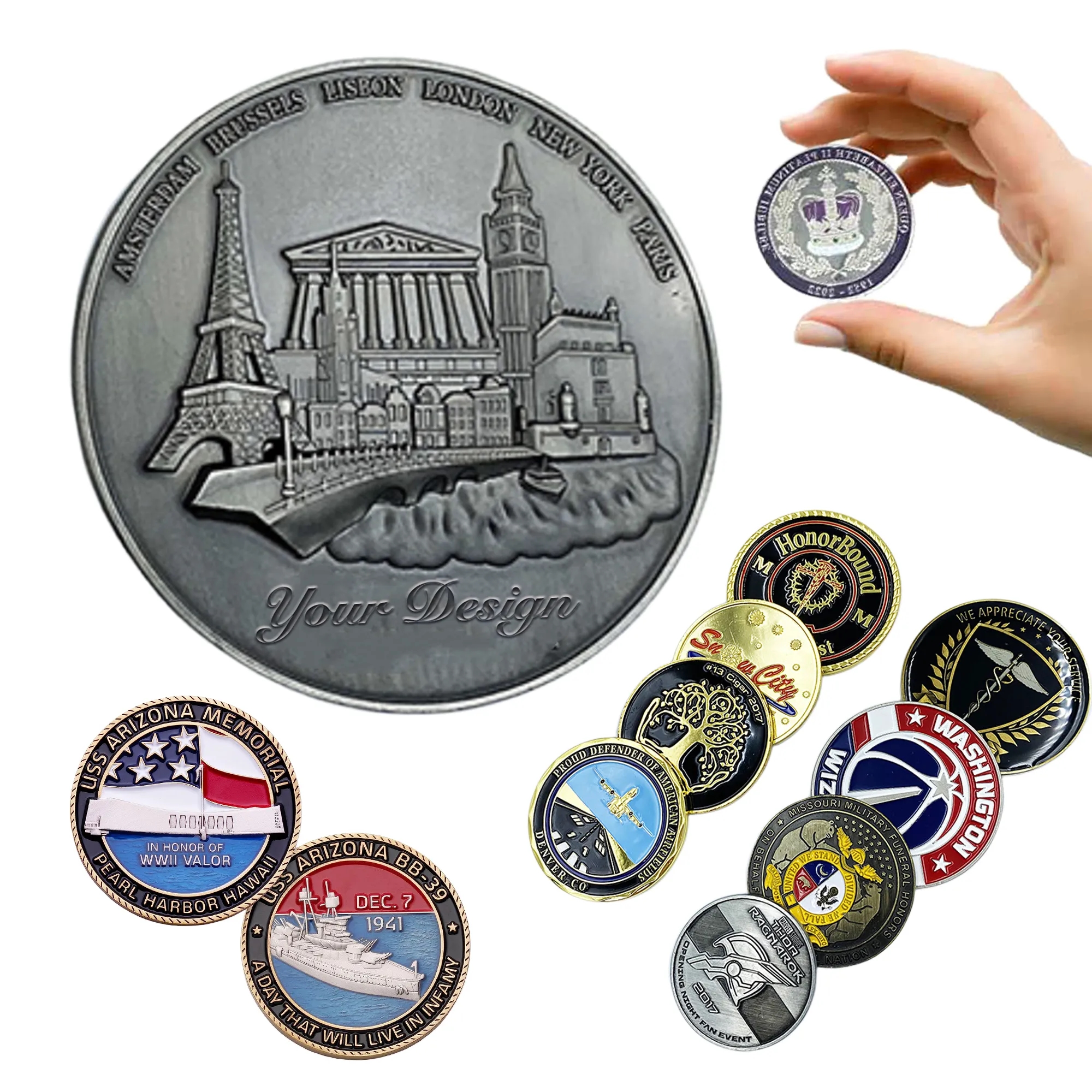 Customizable Pattern Commemorative Coin 4