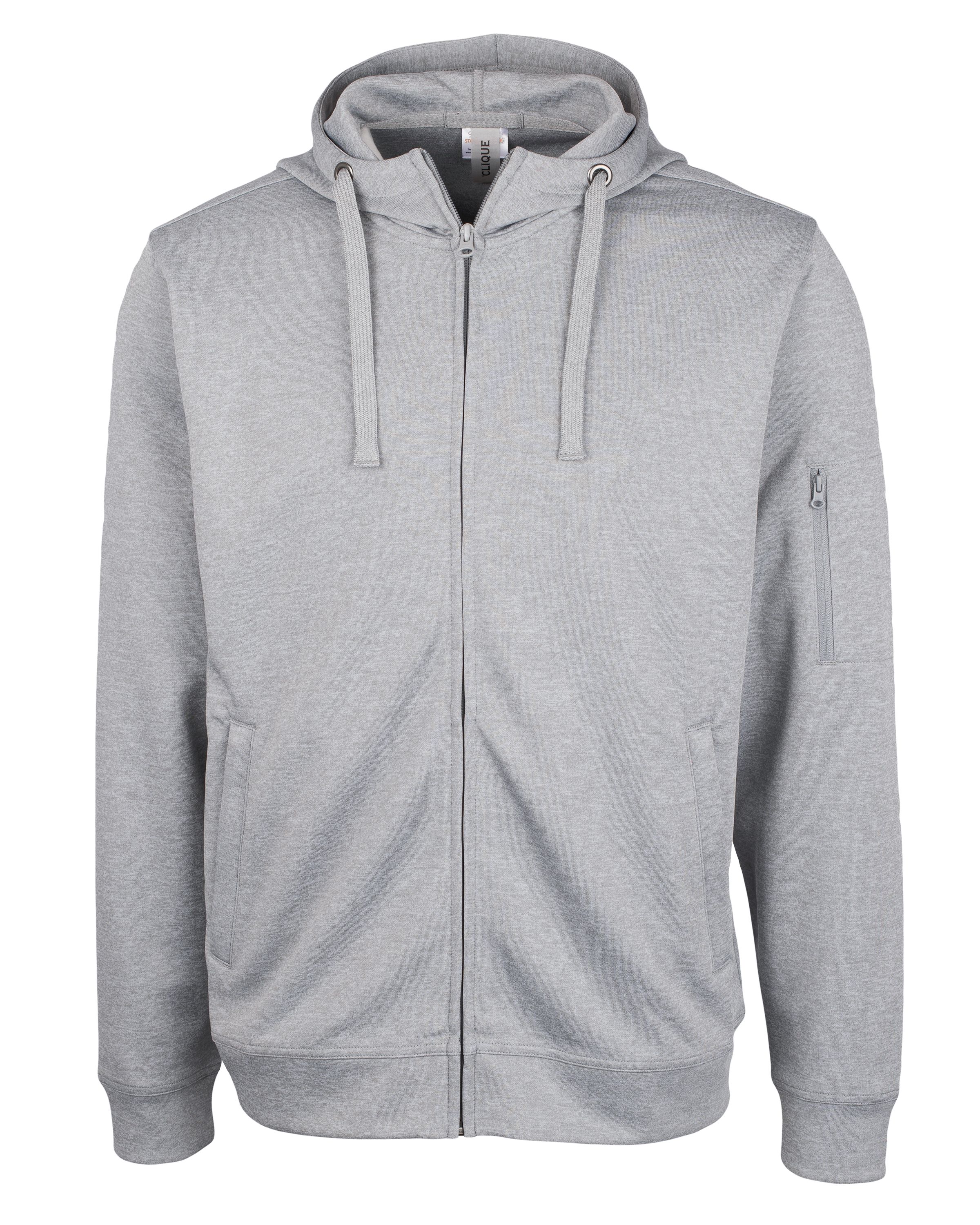 Clique Lift Solution-dyed Performance Unisex Full Zip Hooded Sweatshirt 29