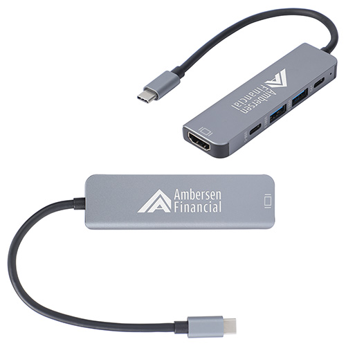 Zing USB-C 5-Port Hub with USB-A, USB-C & HDMI 1