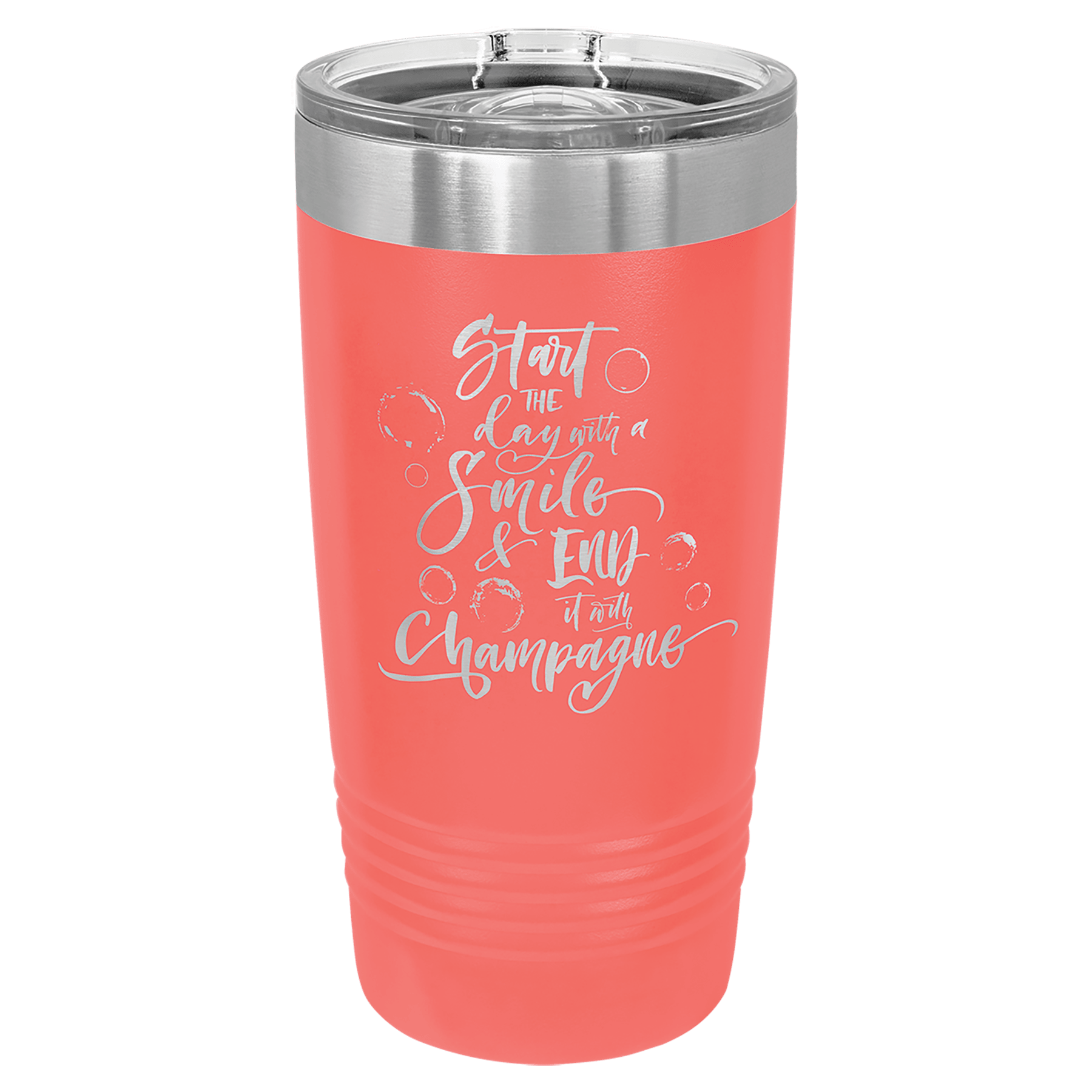 20 oz. Coral Laser Engraved Polar Camel Ringneck Tumblers w/Slider Lid 2