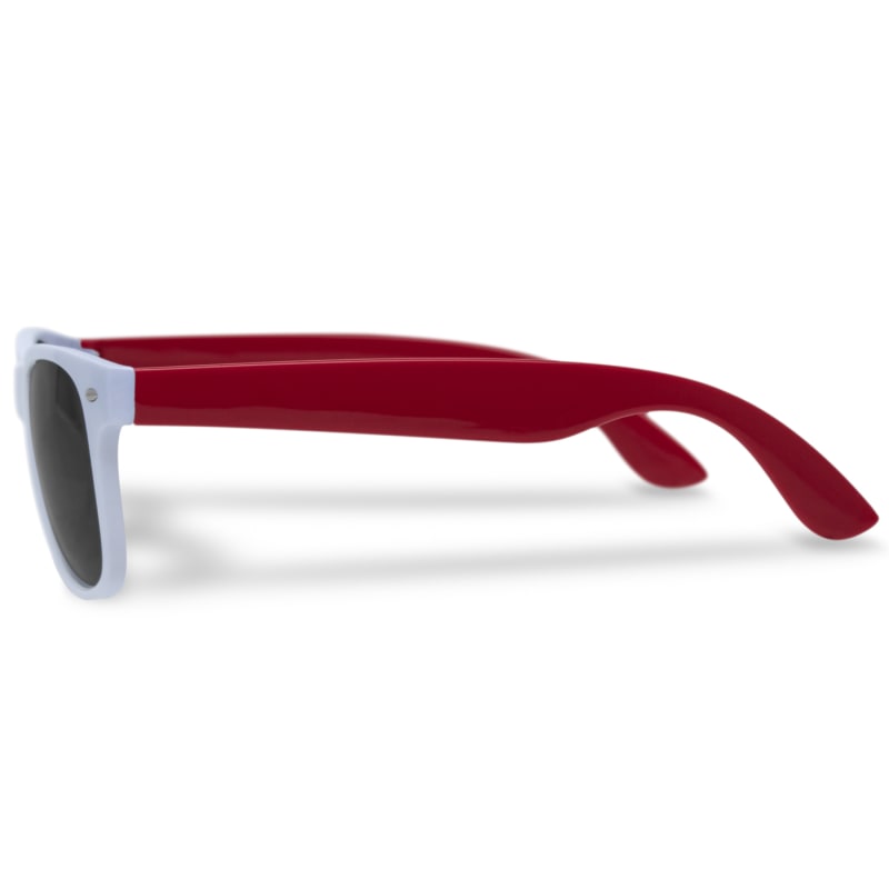 Custom White Frame Plastic Sunglasses 29