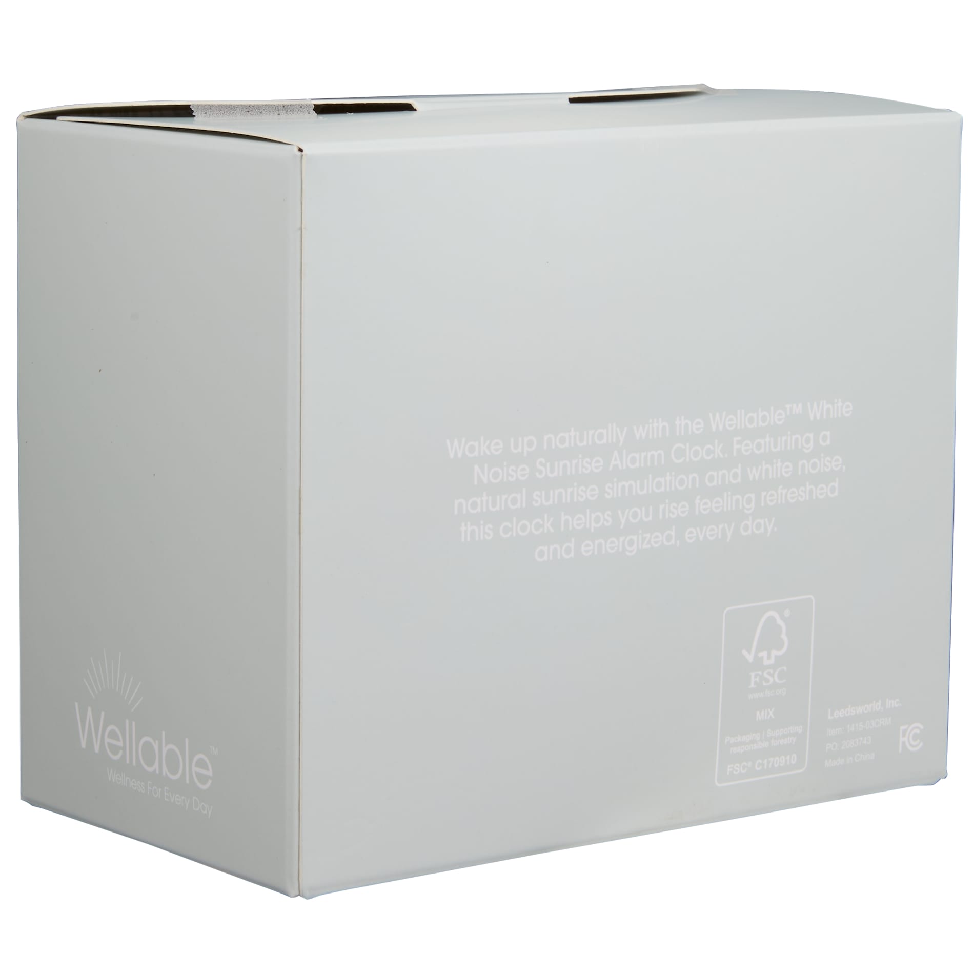 Wellable™ White Noise Sunrise Alarm Clock 27