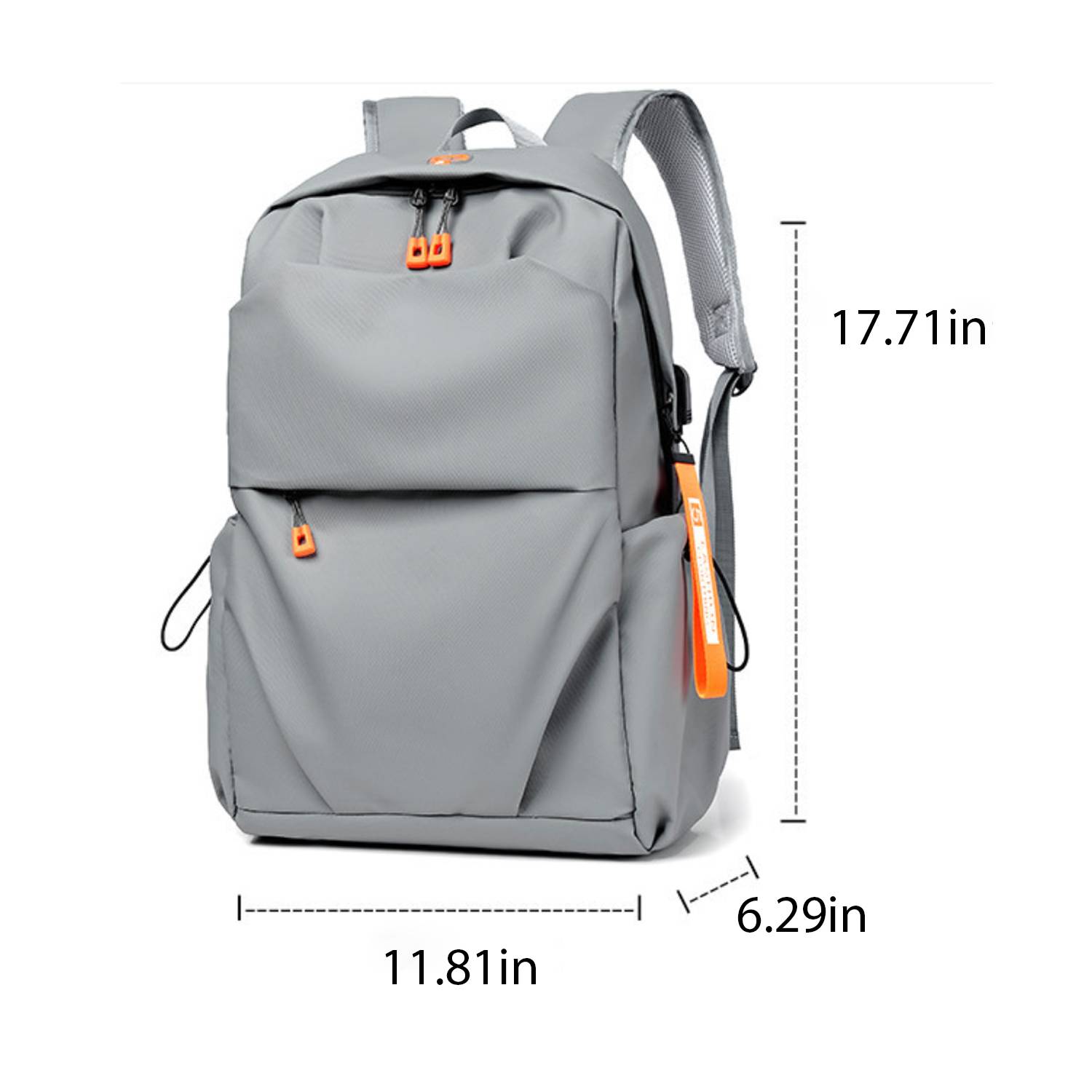 Oxford Computer Backpack With USB Charging Port 4