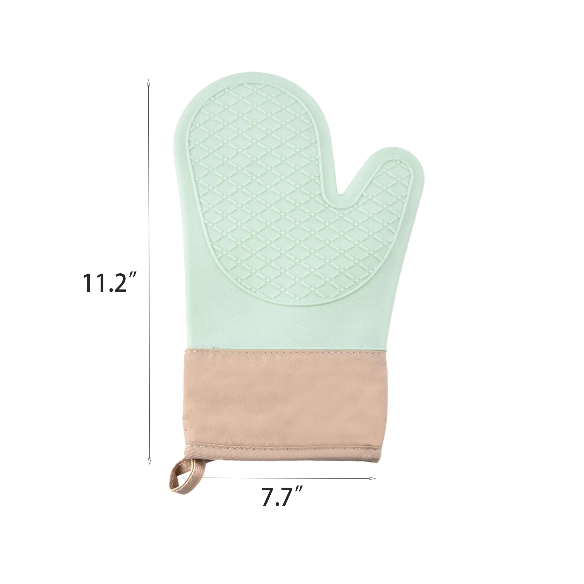 Dual-Color Silicone Oven Mitt 4