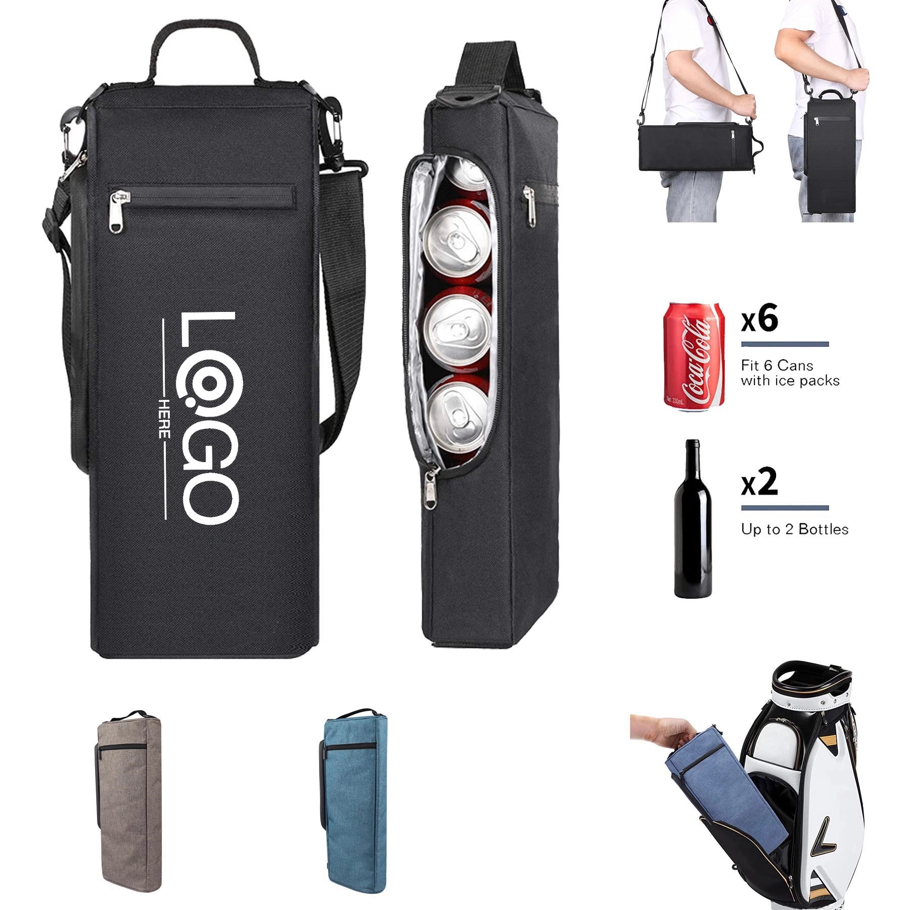 Golf Insulated Beer Cooler Bag 3