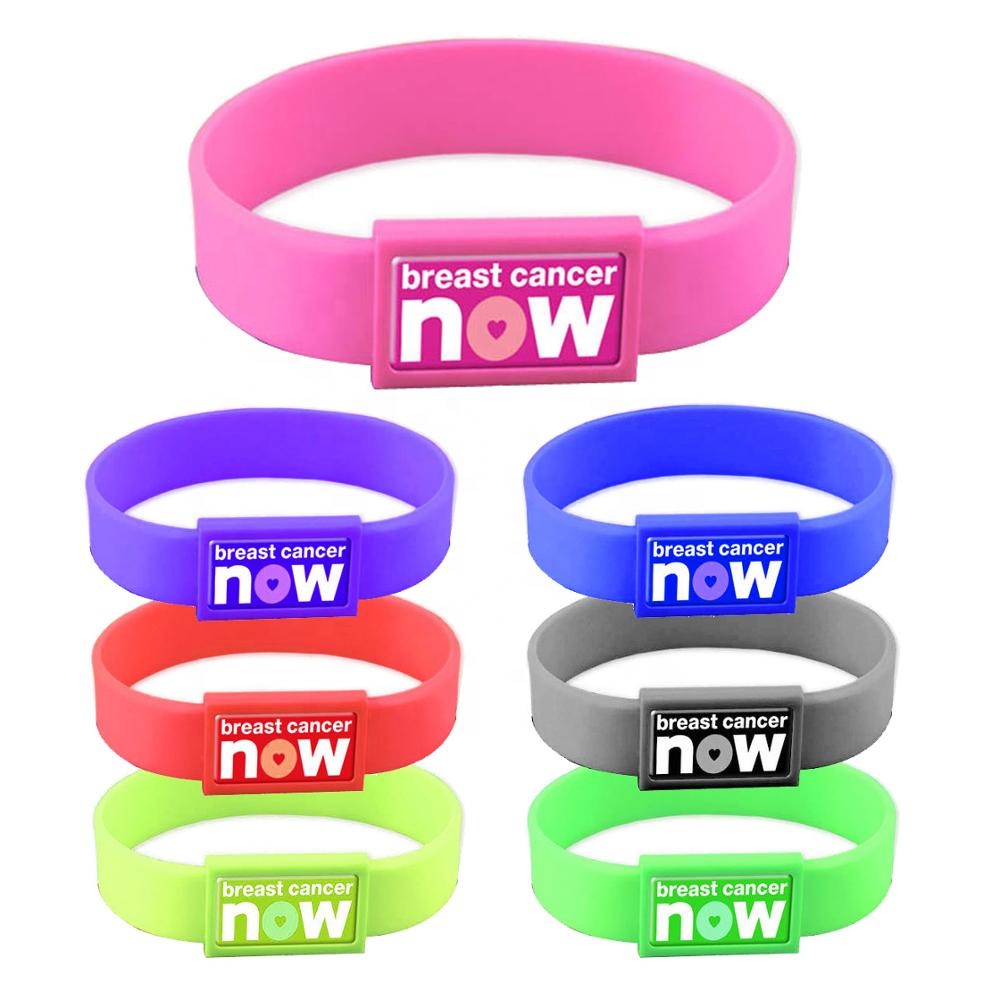 Silicone Wristband with Emblem Badge 7
