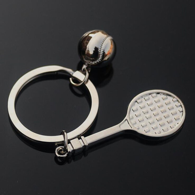 Creative Metal Tennis Key Ring 5