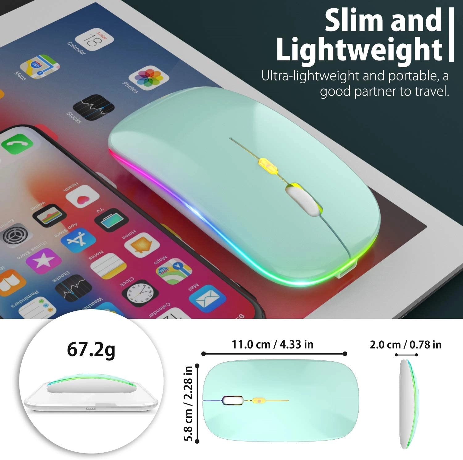 LED Wireless Mouse 10
