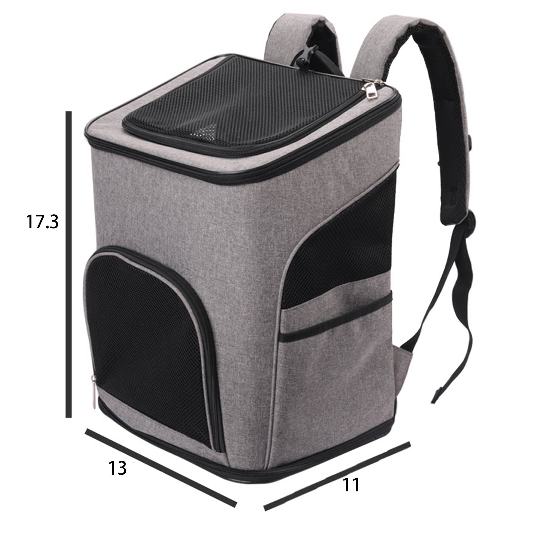 Oxford cloth large capacity shoulder breathable pet backpack 6