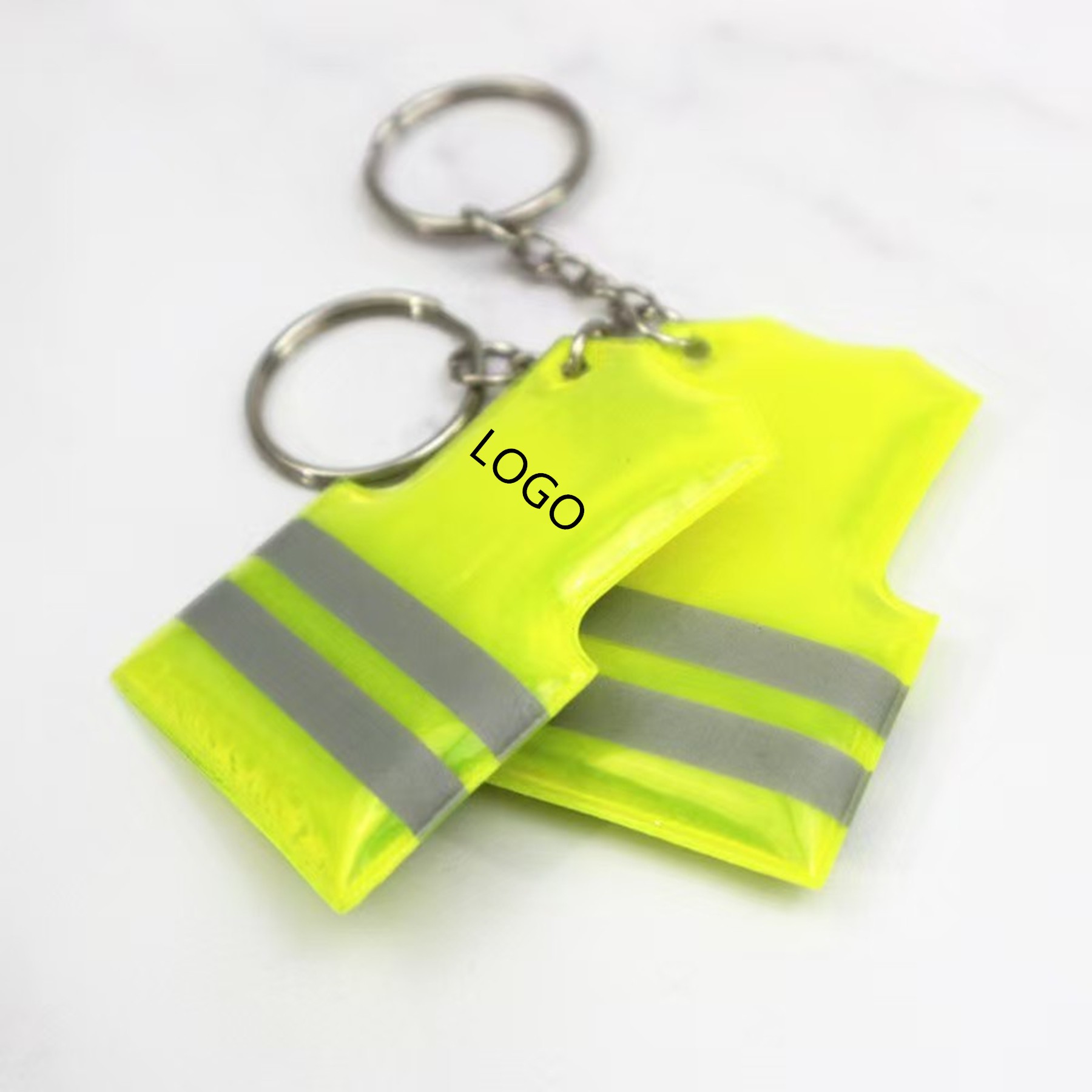 Reflective Vest Tags Keychain 2