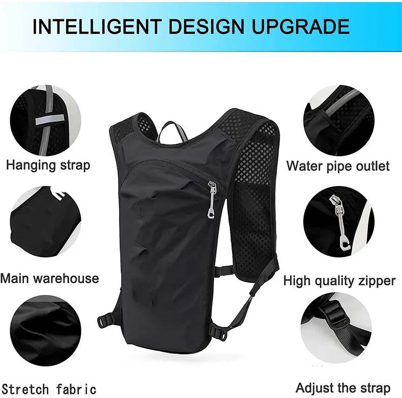 Adjustable Running Hydration Backpack 3