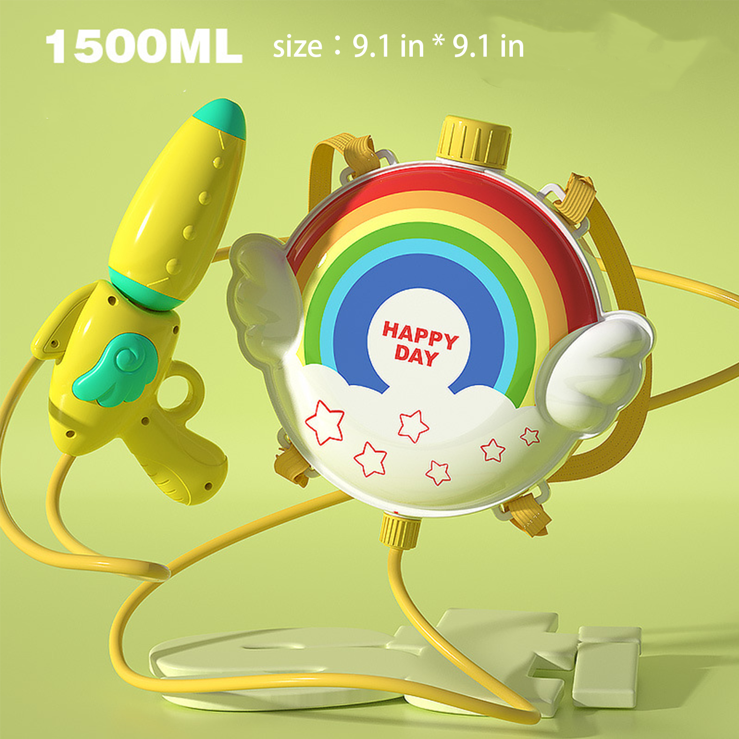 Pull-Out Continuous Spray Electric Backpack Water Gun Toy 2
