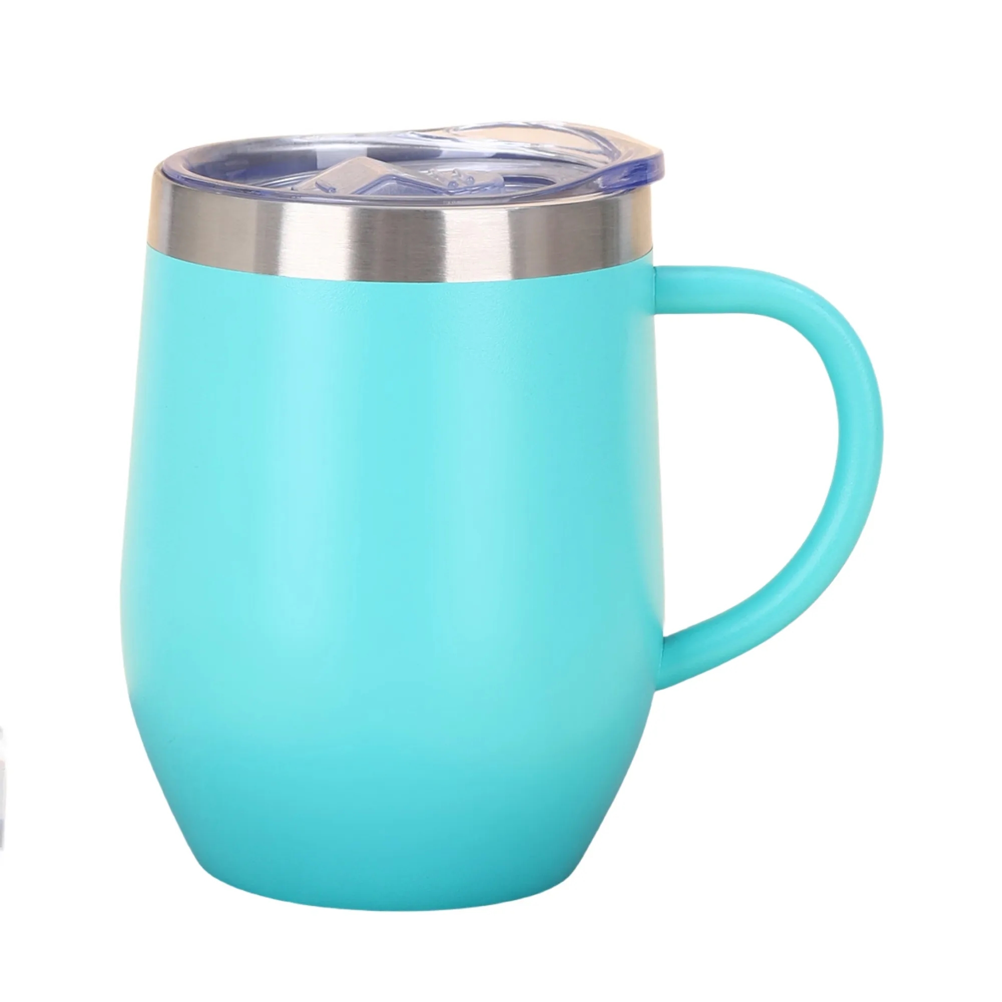 MOQ 12oz Stainless Steel Insulated Coffee Tumbler with Lid 2