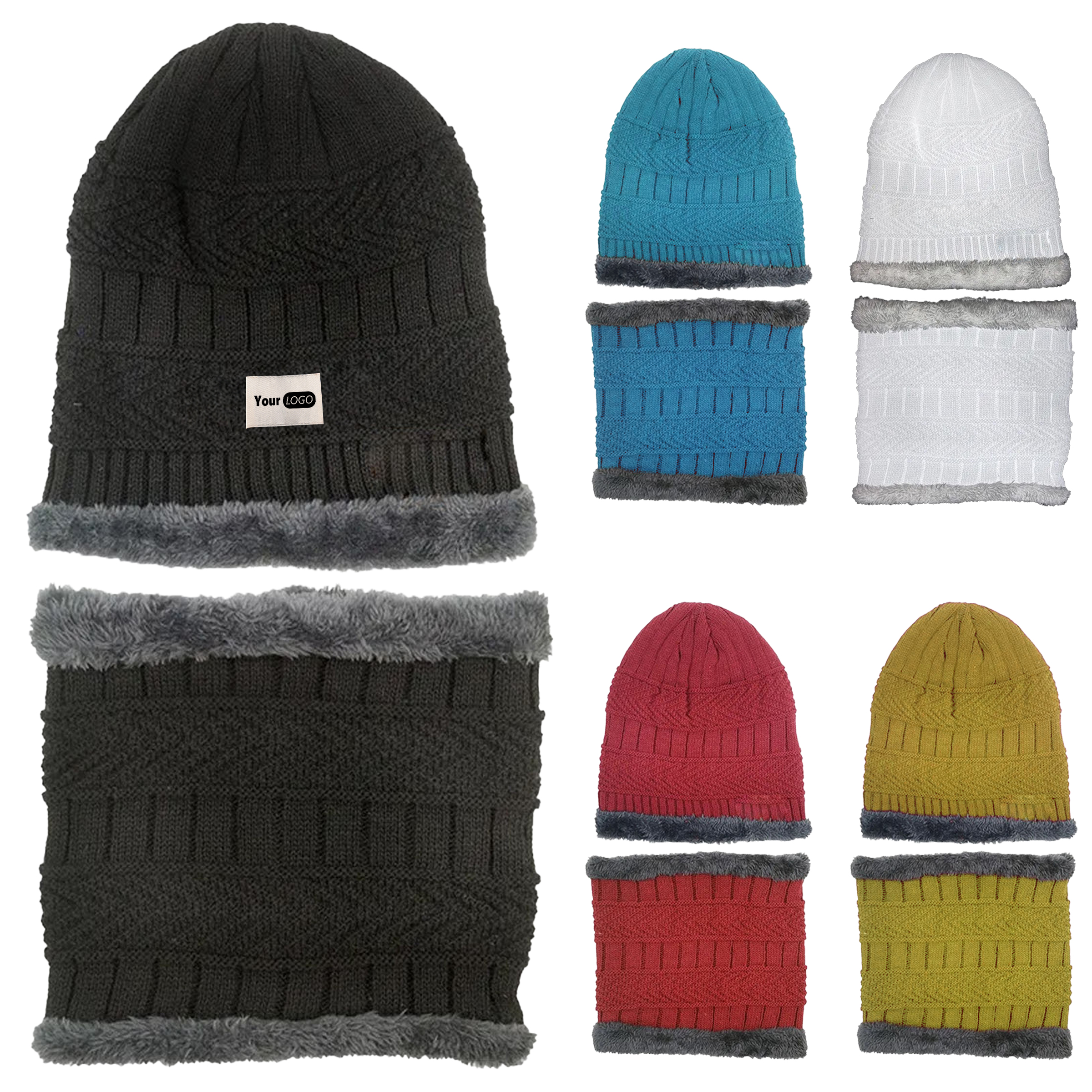 Knitting Cold Resistant Woolen Hat 3