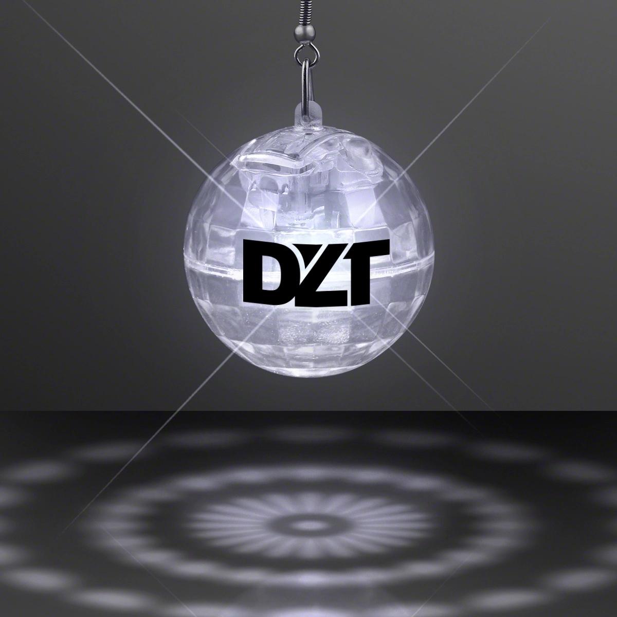 Light Projecting Disco Ball Earrings, 1 Pair 5