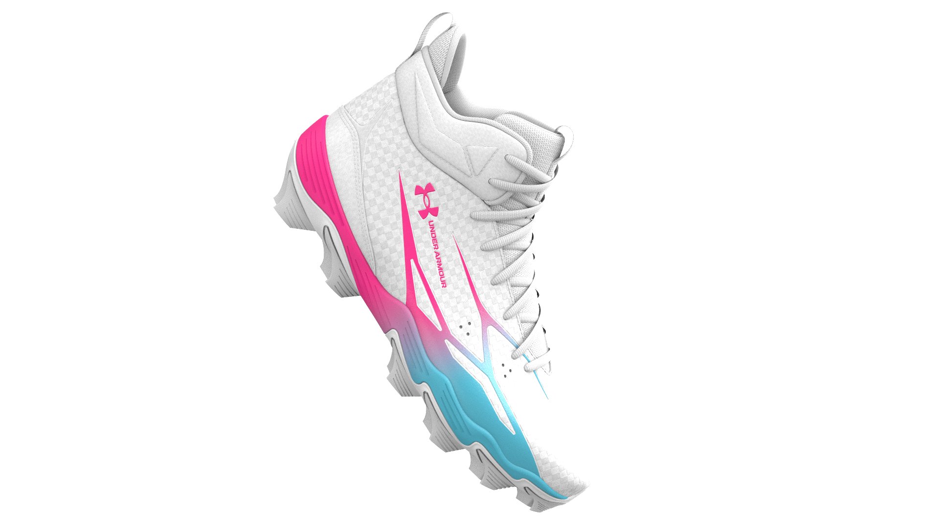UA Spotlight Hammer Football Cleats 5