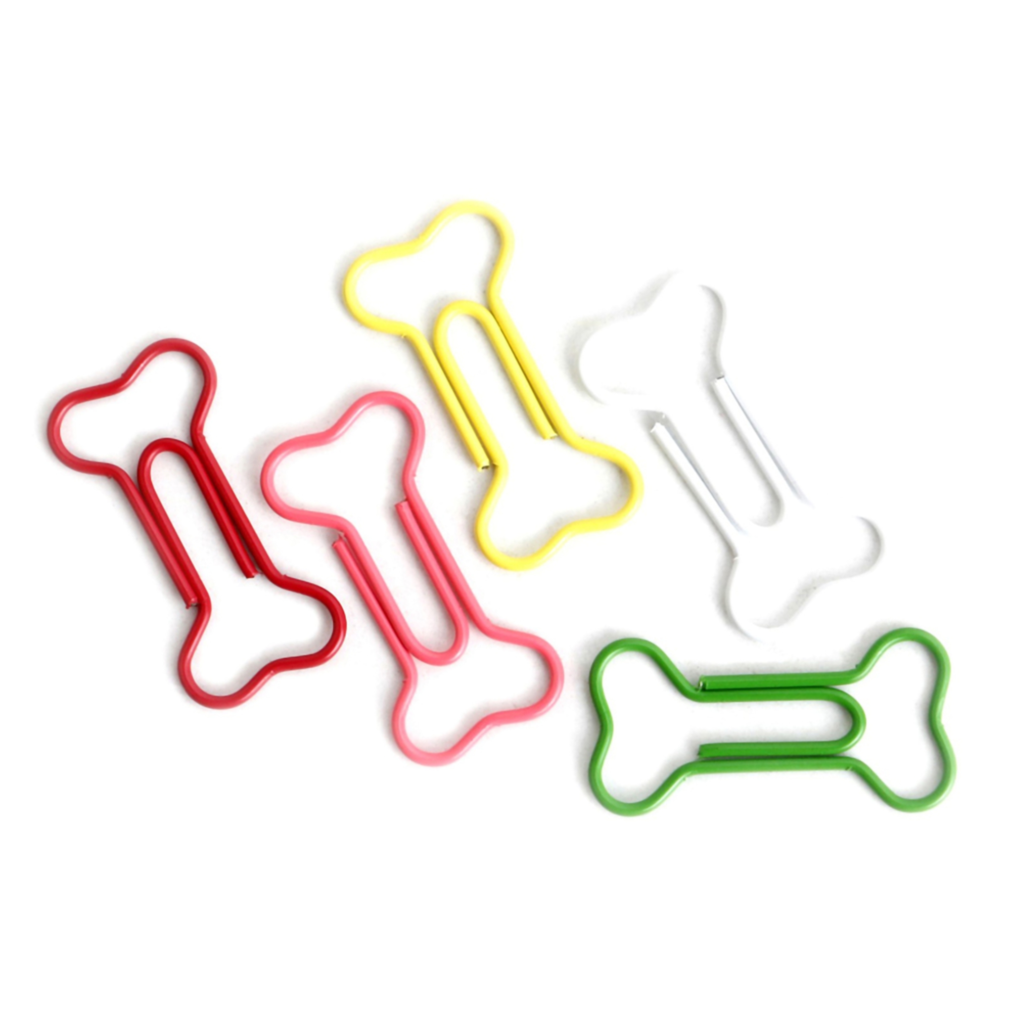 Dog Bone Shaped Paper Clips w/Tin Container 4