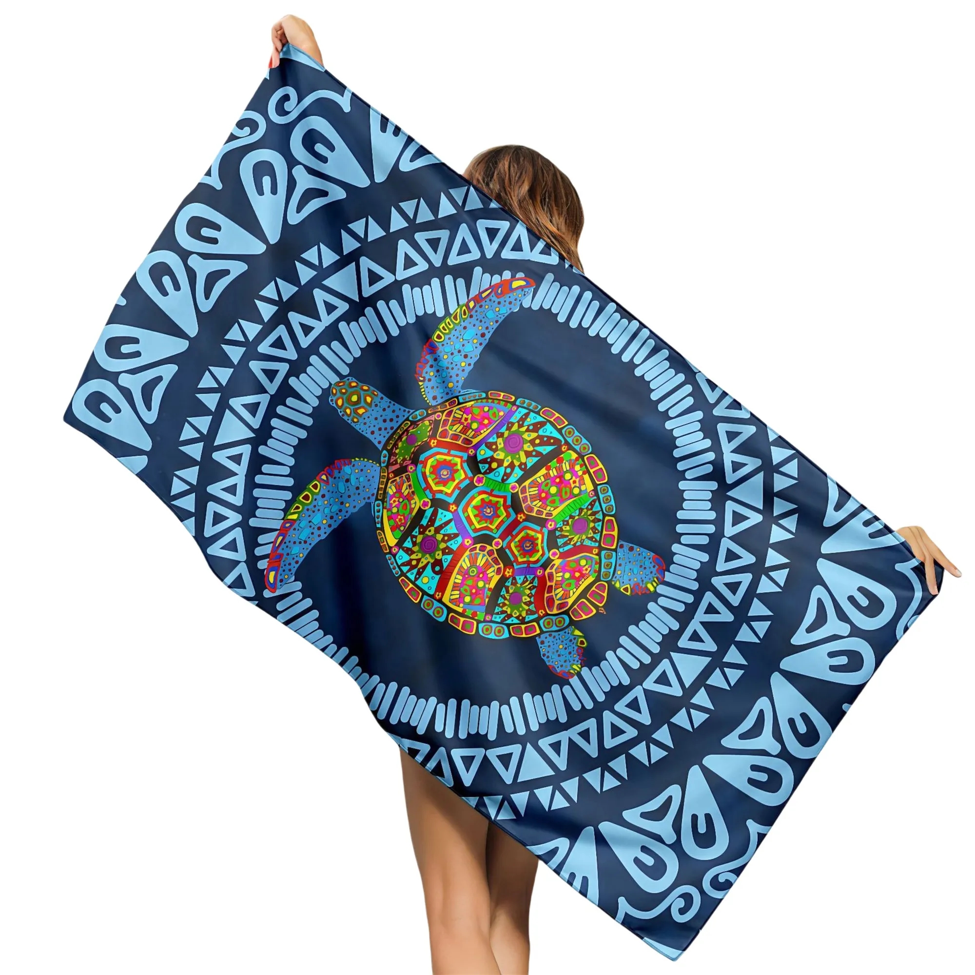 Premium Microfiber, 30 x 60, Mid-Weight, Color Beach Towel 17