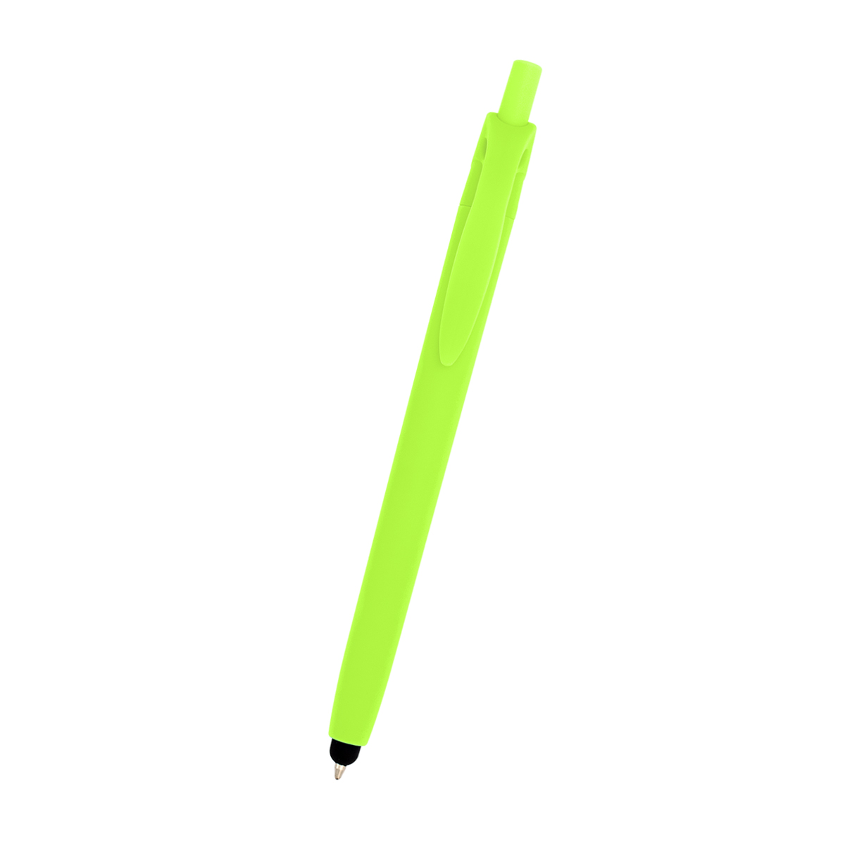 Zinnia Rubberized Pen With Stylus 18