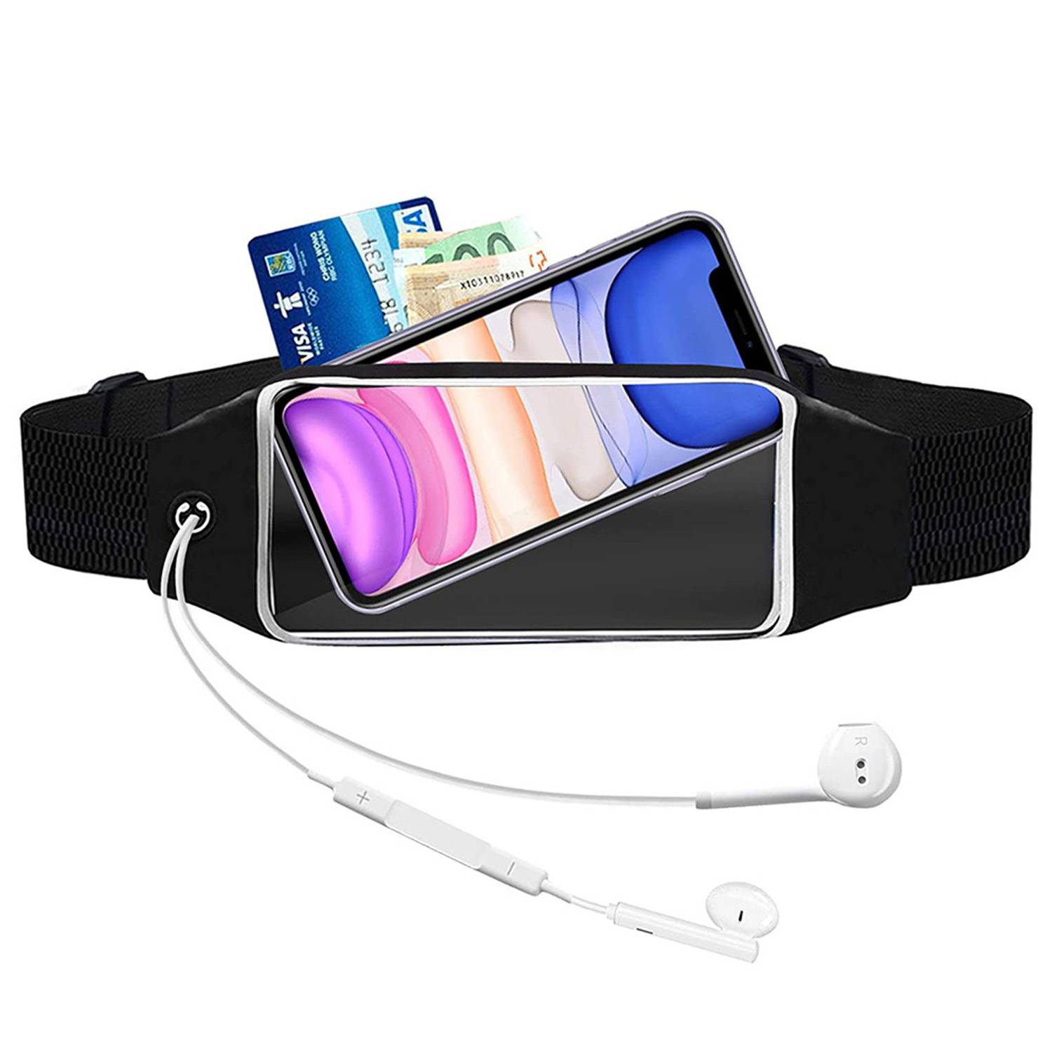 Waterproof Sport Waist Bag – Touchscreen-Compatible Design 4