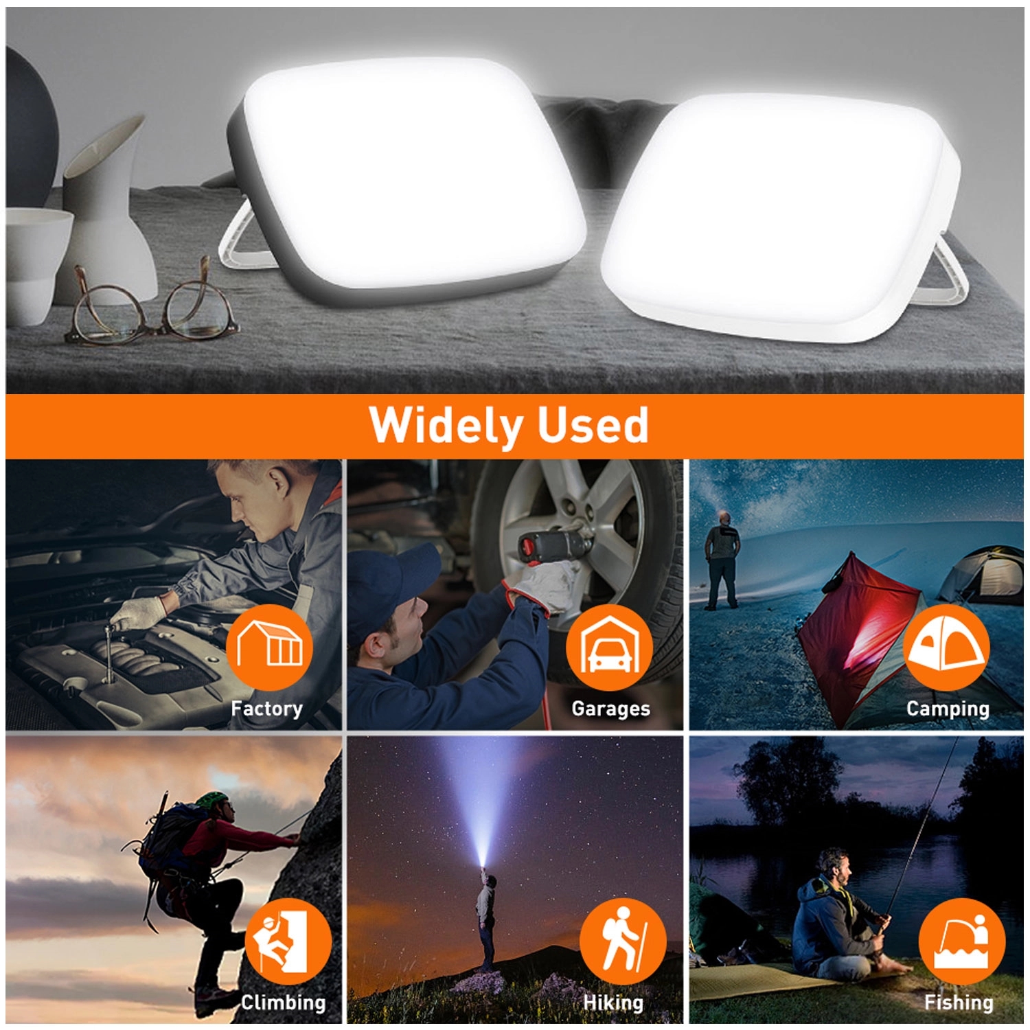 LED Camping Lantern Rechargeable Power Bank-20000mAh 2