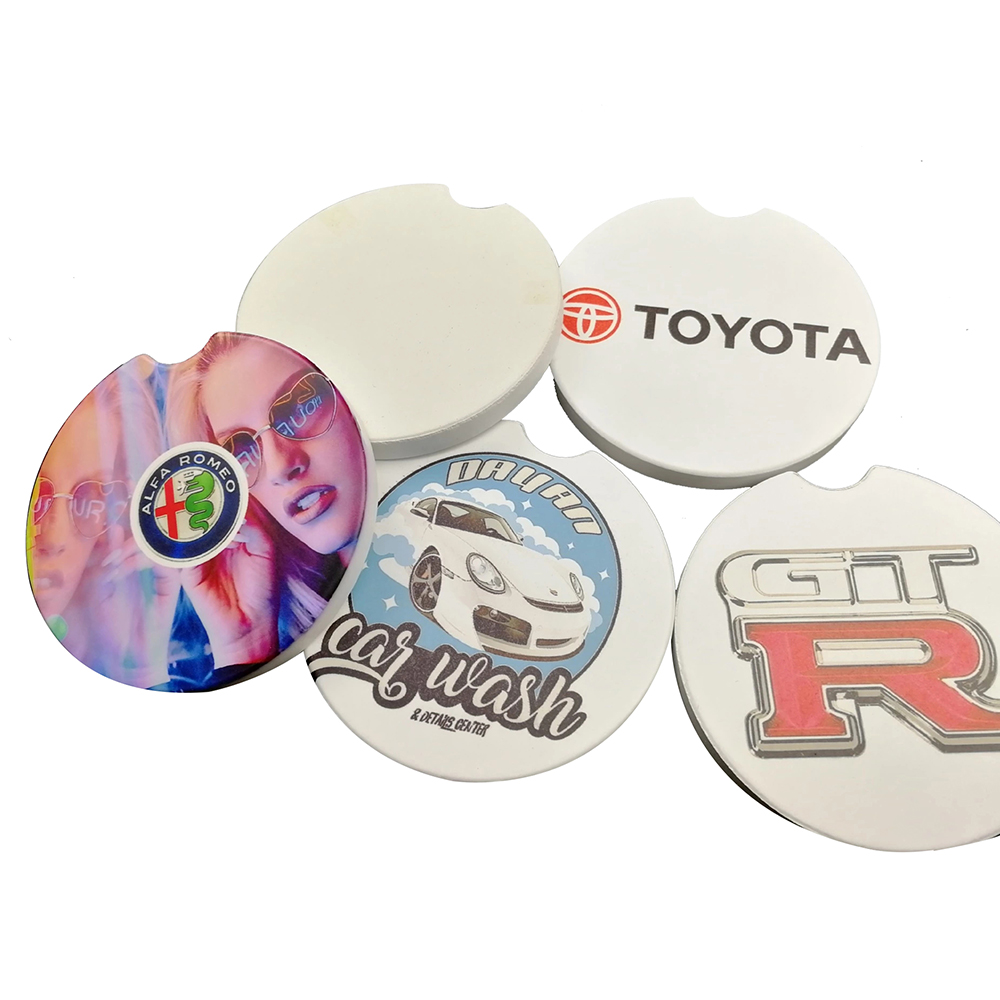 Absorbent Ceramic Stone Car Coaster 2