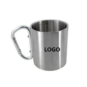 10 Oz. Carabiner Handle Stainless Steel Mug 3