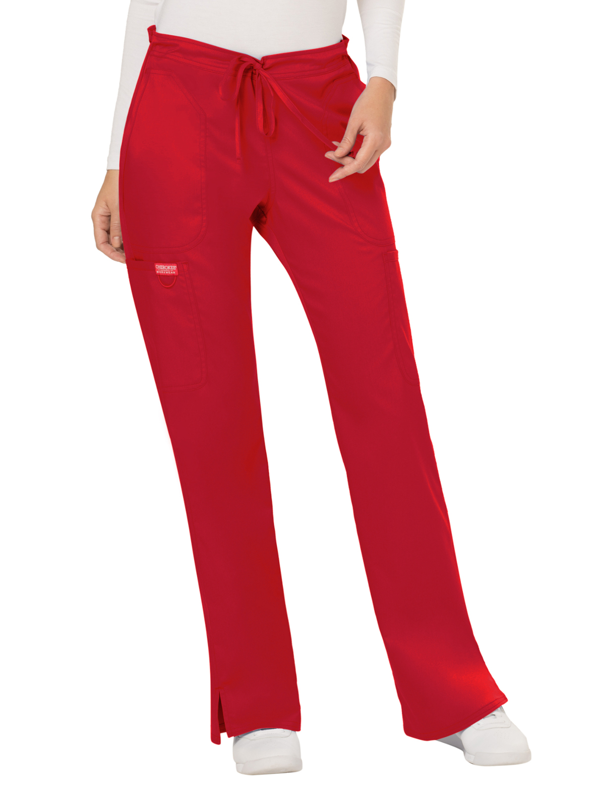 Cherokee - Workwear Revolution - Women's 5-Pocket Mid Rise Drawstring Pant 89