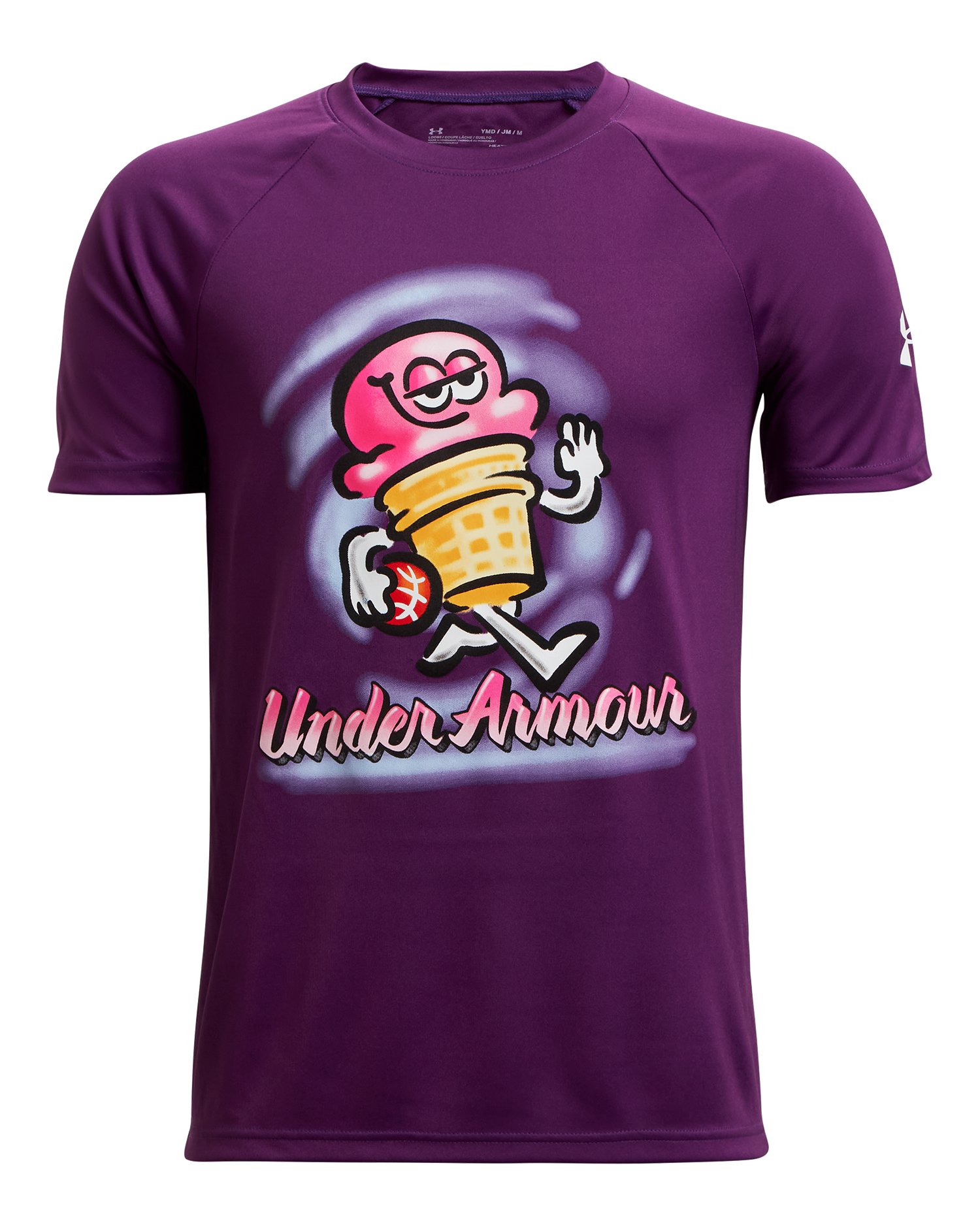 Boys' UA Tech Ice Cream Dude Short Sleeve 3