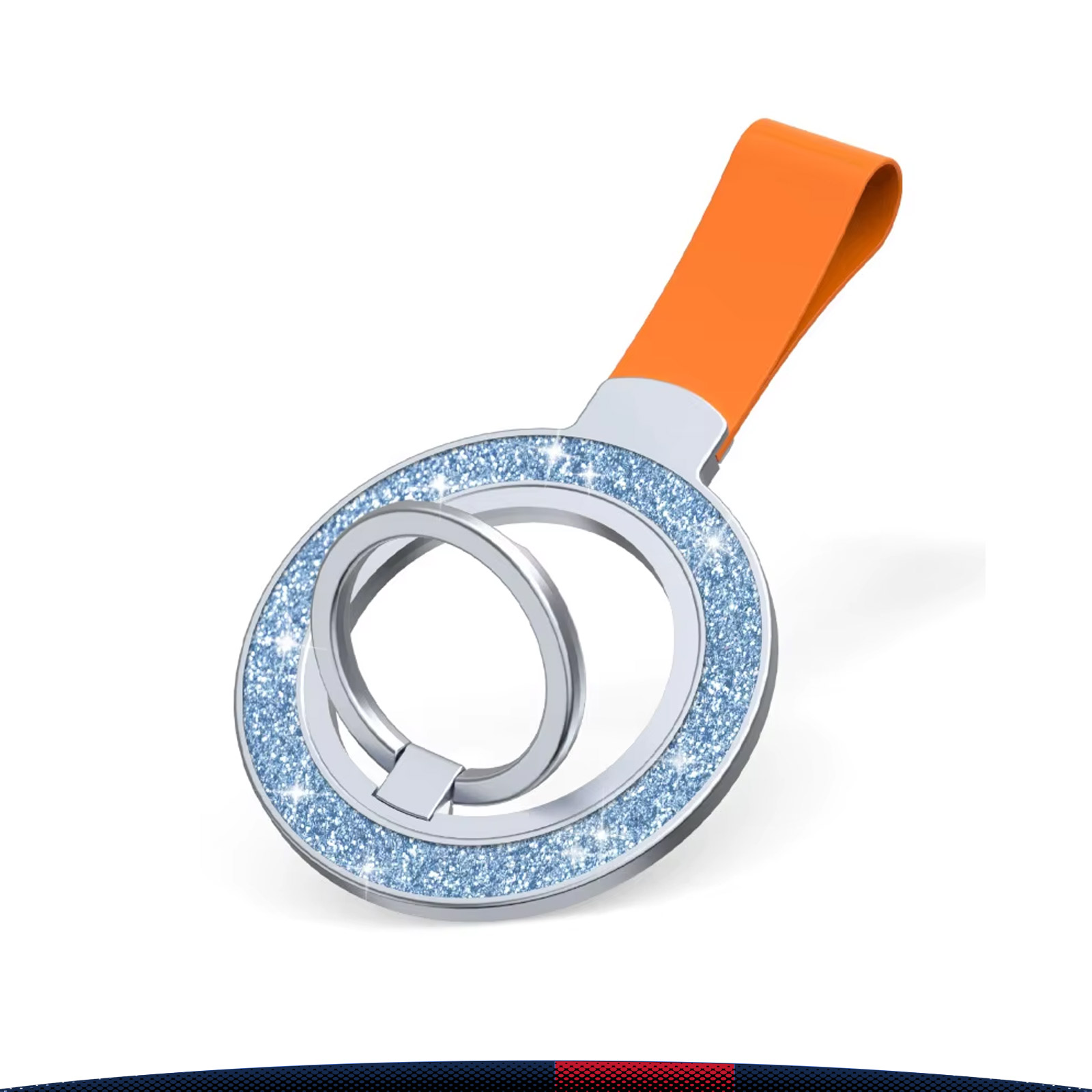 Wilkes DualMag Glitter Magnetic Phone Ring Holder 4