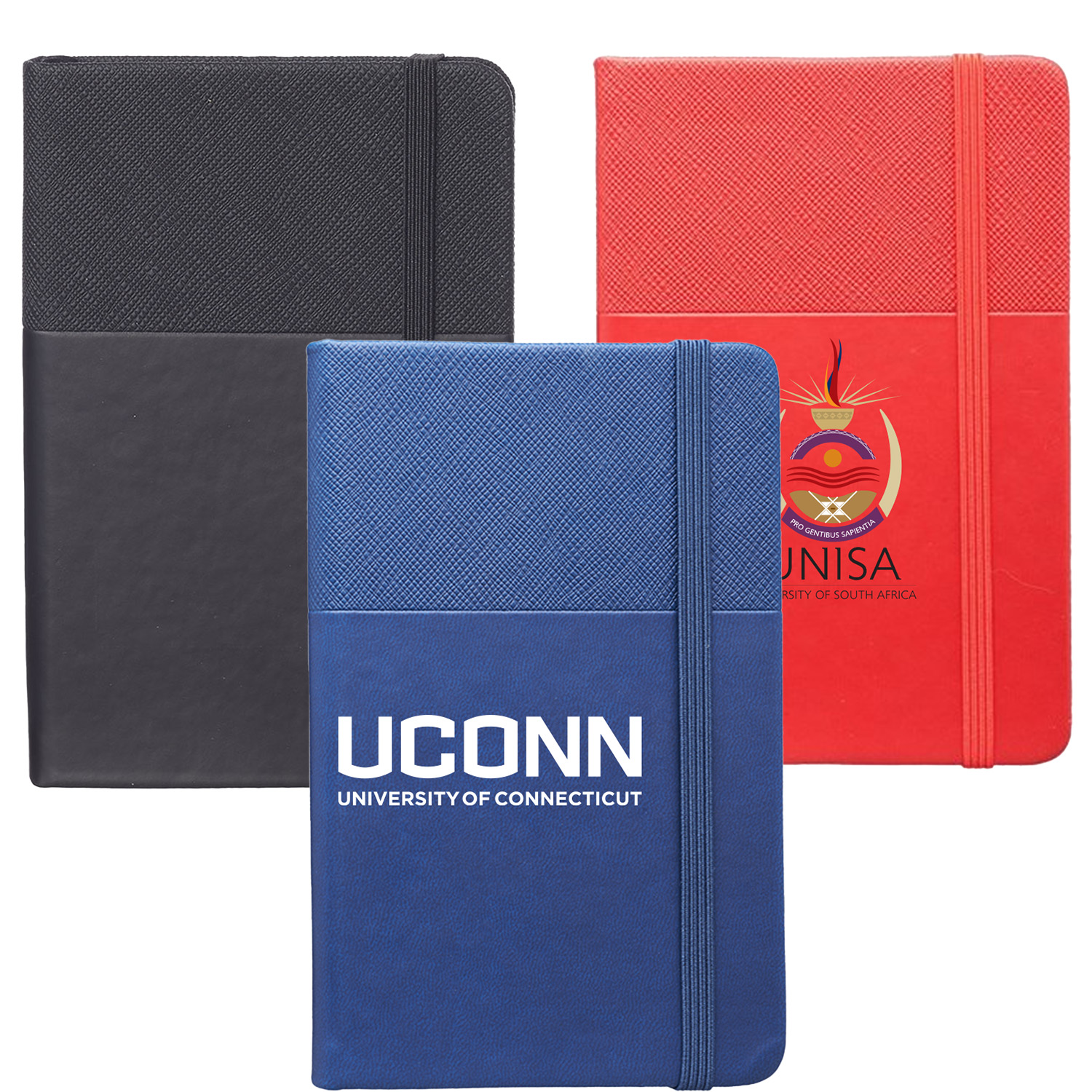 3.75" x 5.6" Bellingham Hardcover Journals Notebooks w/  Band 1