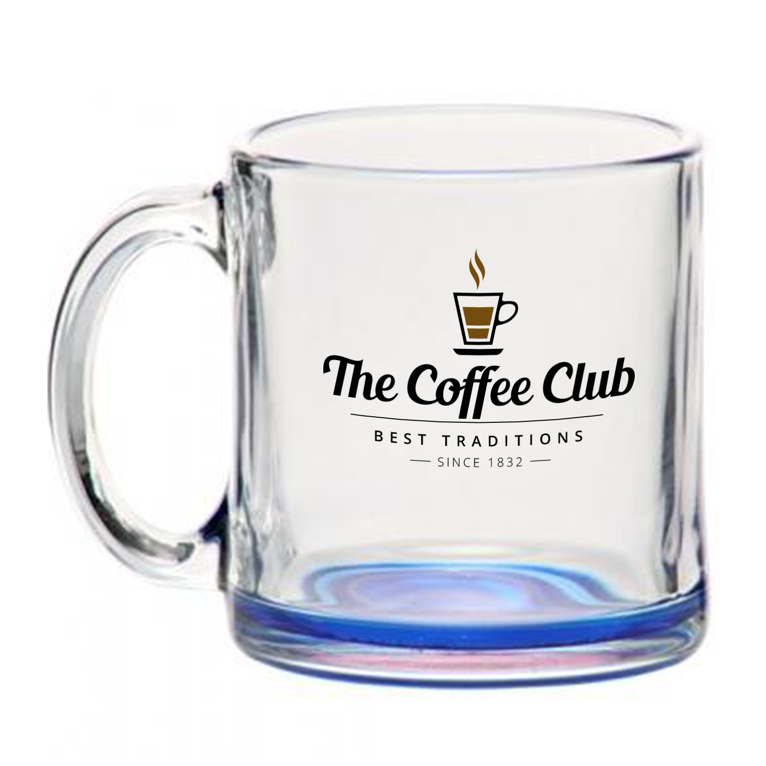 13 oz. Kona Glass Coffee Mug (2 Color Imprint) 6