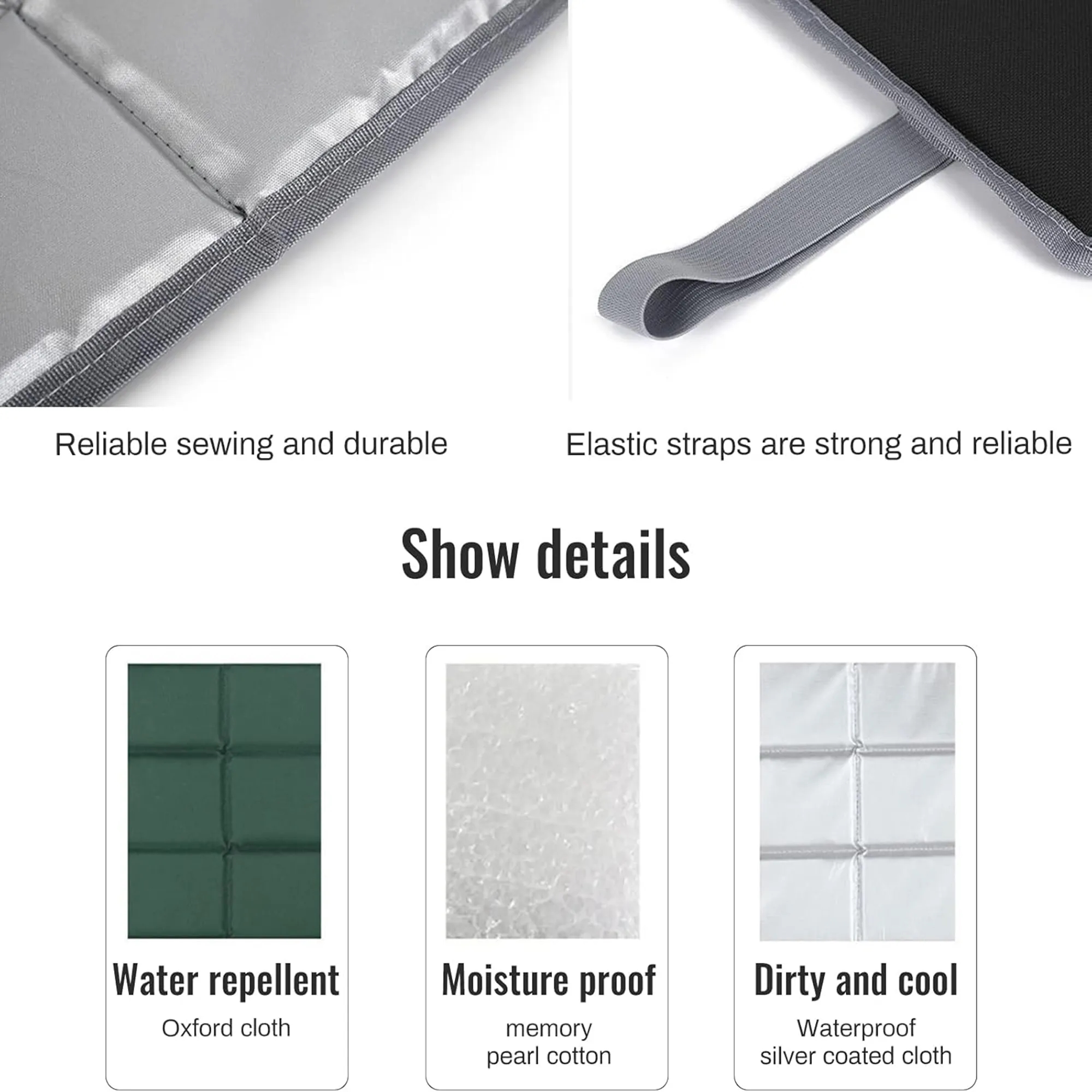 Portable 600D Oxford Folding Seat Pad 5