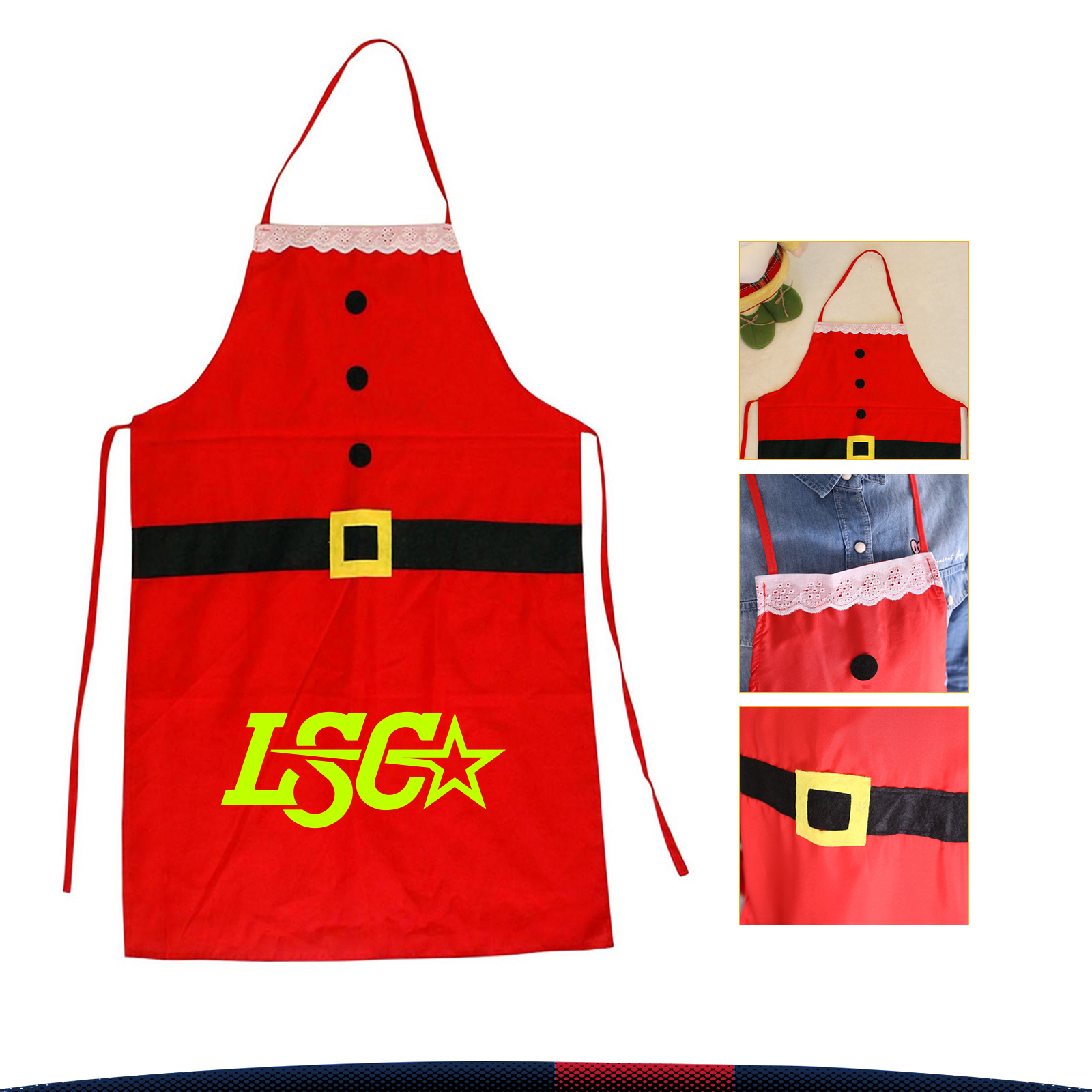 Parent-Child Wear Festive Apron 2